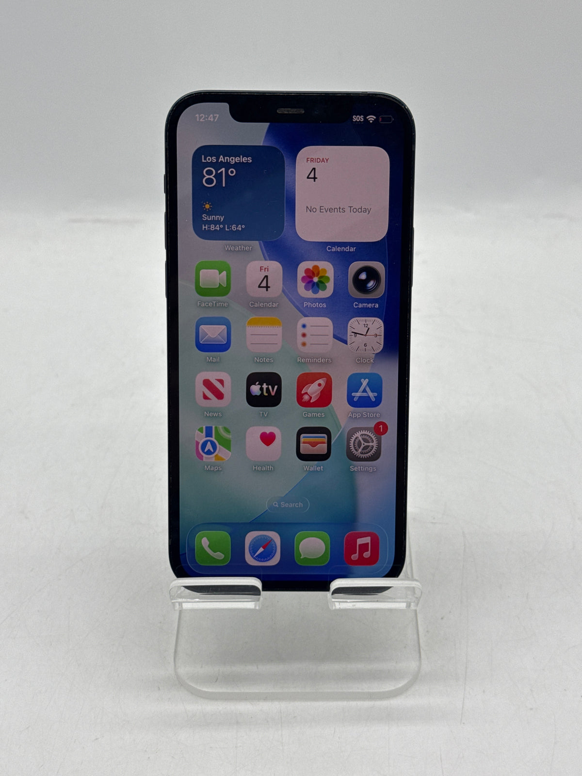 Apple iPhone 12 6.1" 64GB Network Locked T-Mobile Midnight - READ