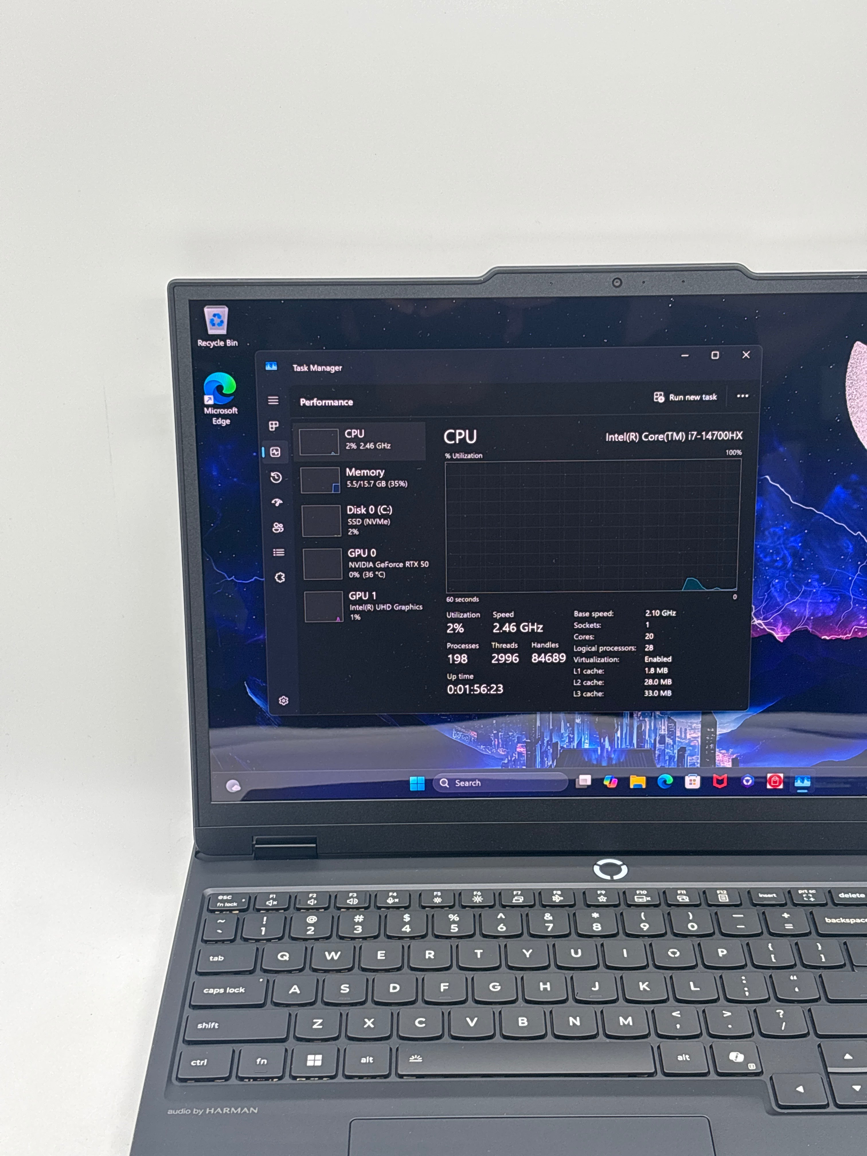 Lenovo Legion 5i 15IRX10 i7-14700HX 16GB RAM 1TB SSD RTX 5060 - Open Box