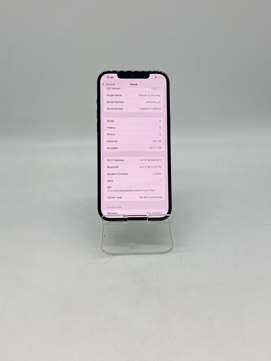 Apple iPhone 12 Pro Max 256GB Factory Unlocked Blue - Used