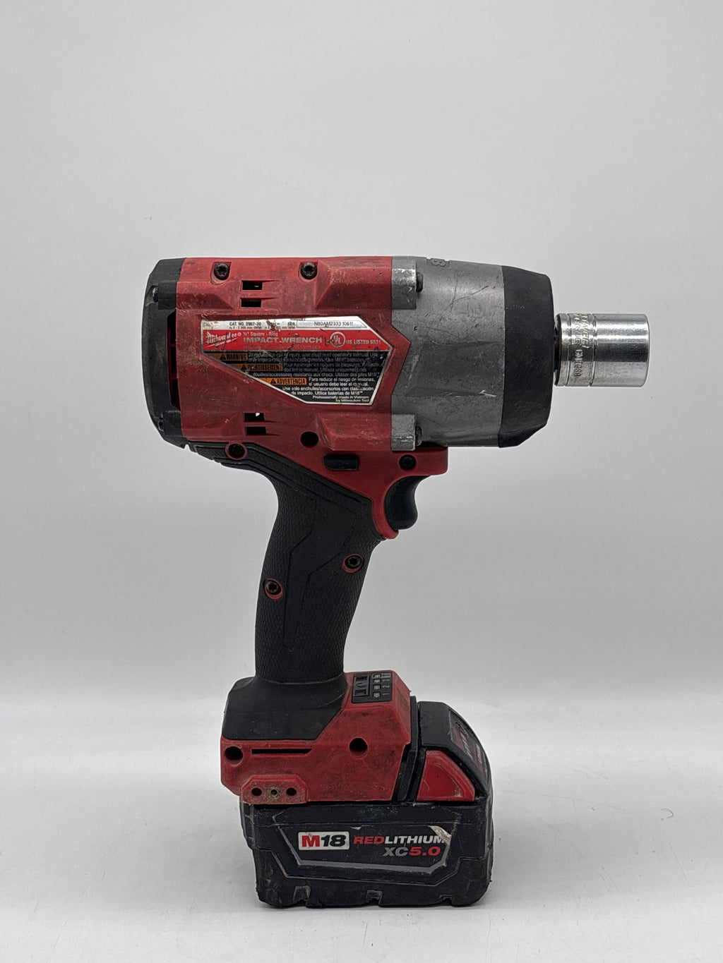 Milwaukee 2967-20 1/2 Square Ring Impact Wrench M18 With Battery
