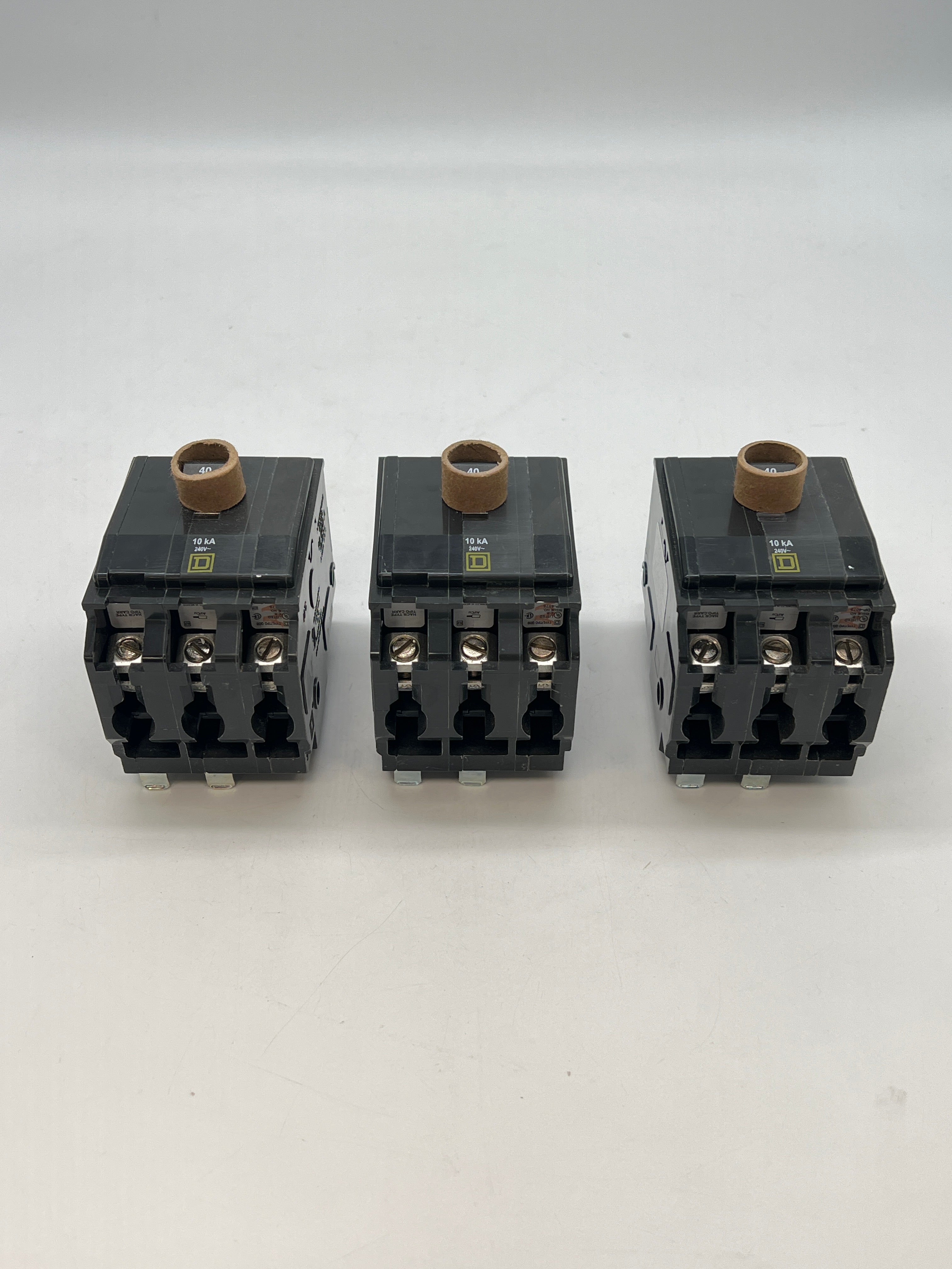 Schneider Electric QOB340 3-Pole 40A Circuit Breaker - New Open Box