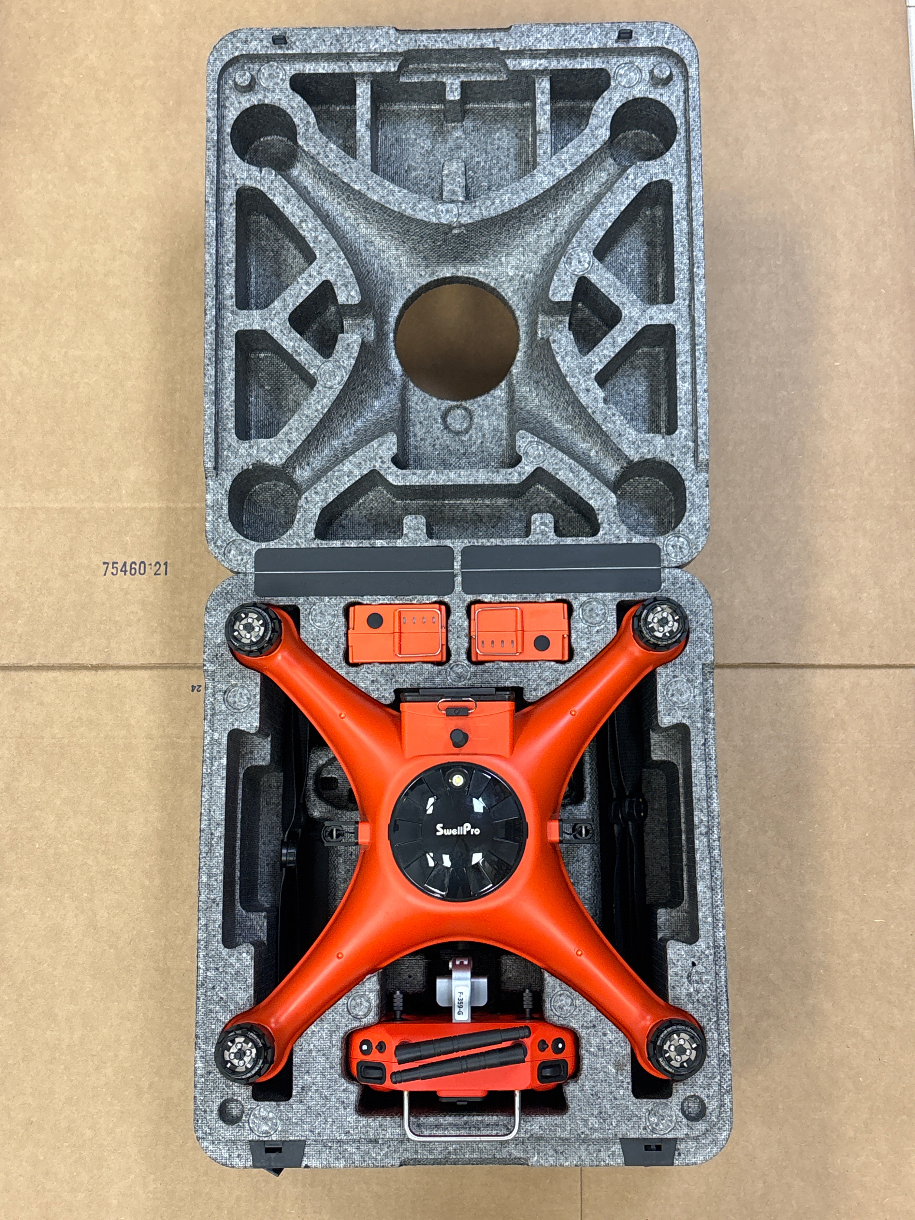 Swell Pro Splash Drone 4 Orange Professional Drone - Base Rubber Broken