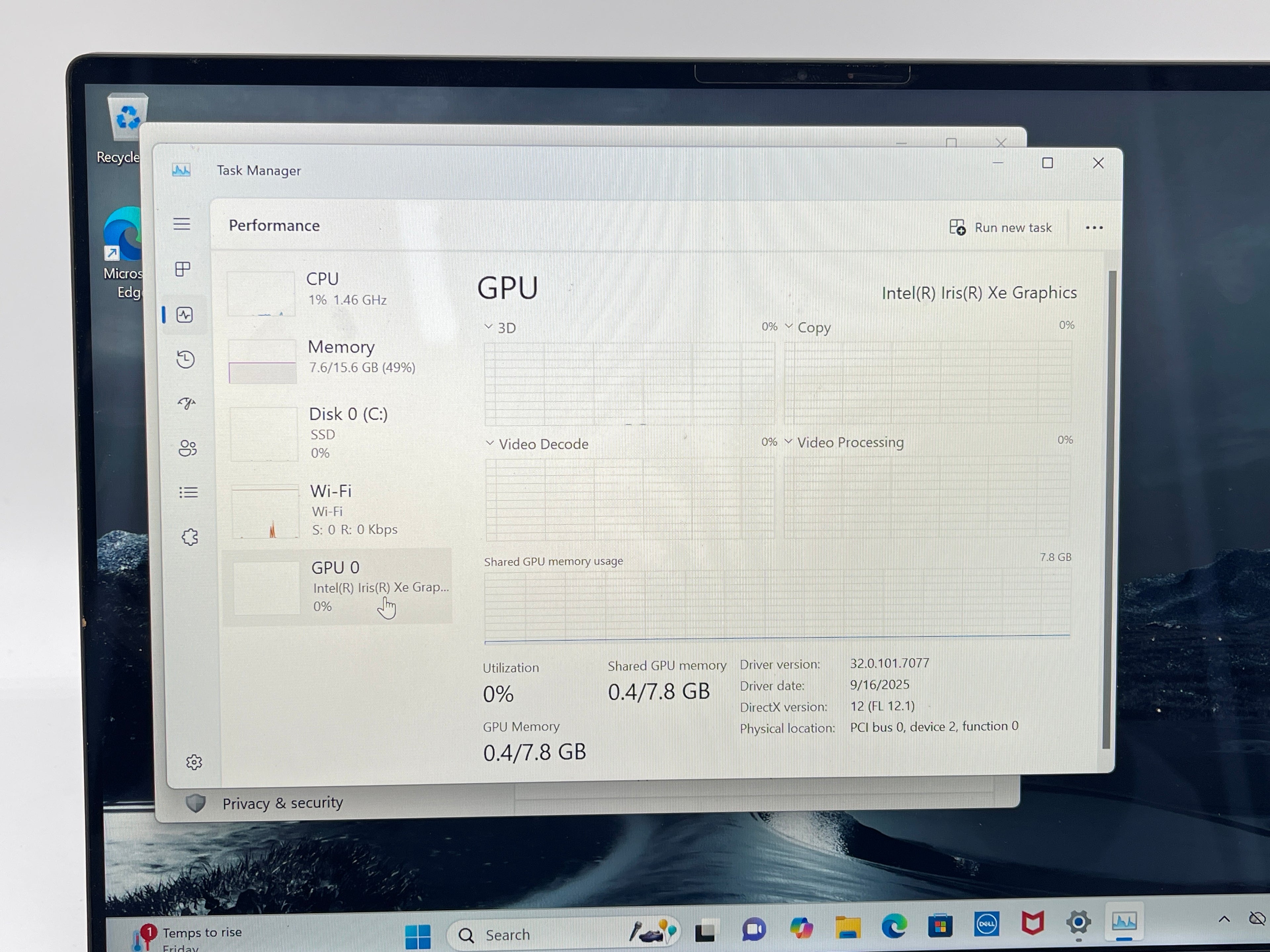 Dell XPS 13 9320 13.4in Intel i7-1360P 16GB RAM 512GB SSD Black Used