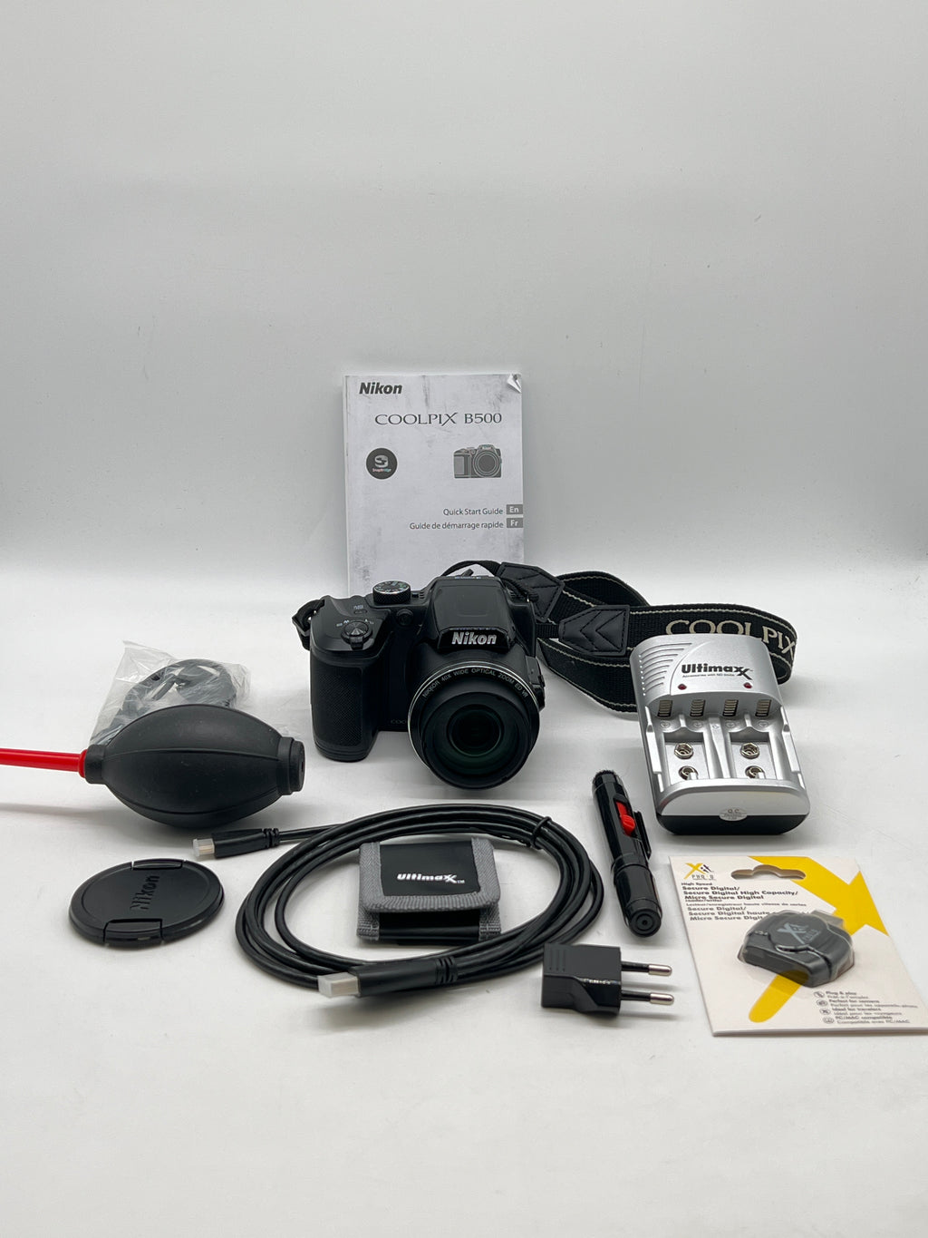 Nikon Coolpix B500 16MP 40x Zoom Digital Camera Plum - Used
