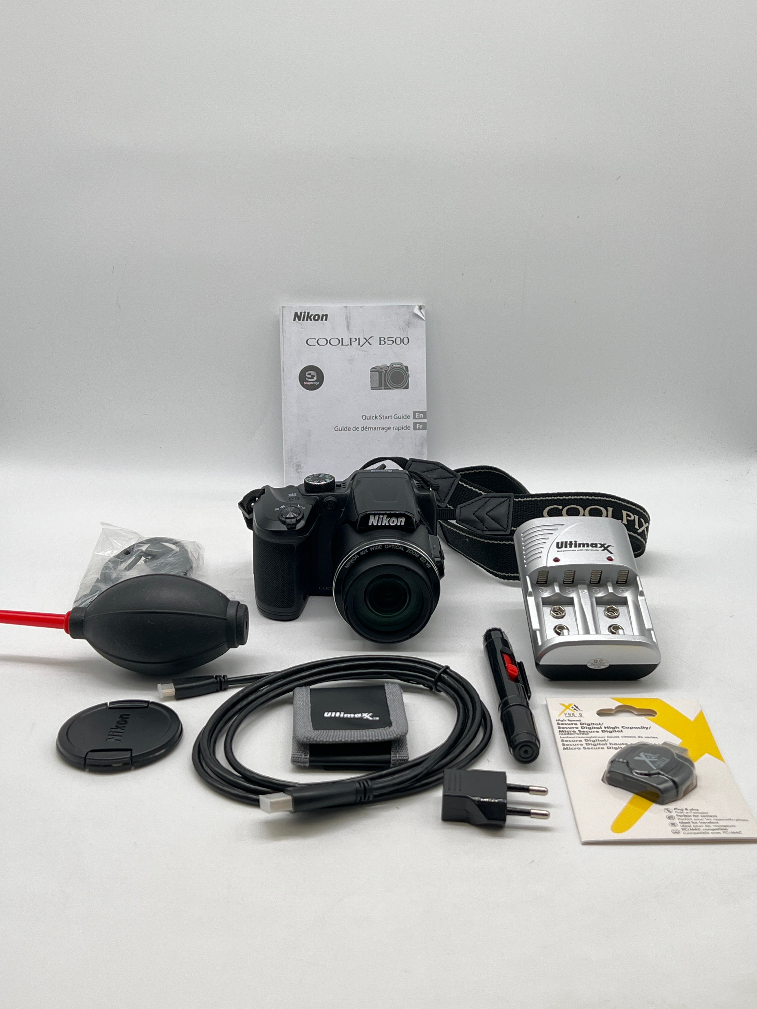 Nikon Coolpix B500 16MP 40x Zoom Digital Camera Plum - Used