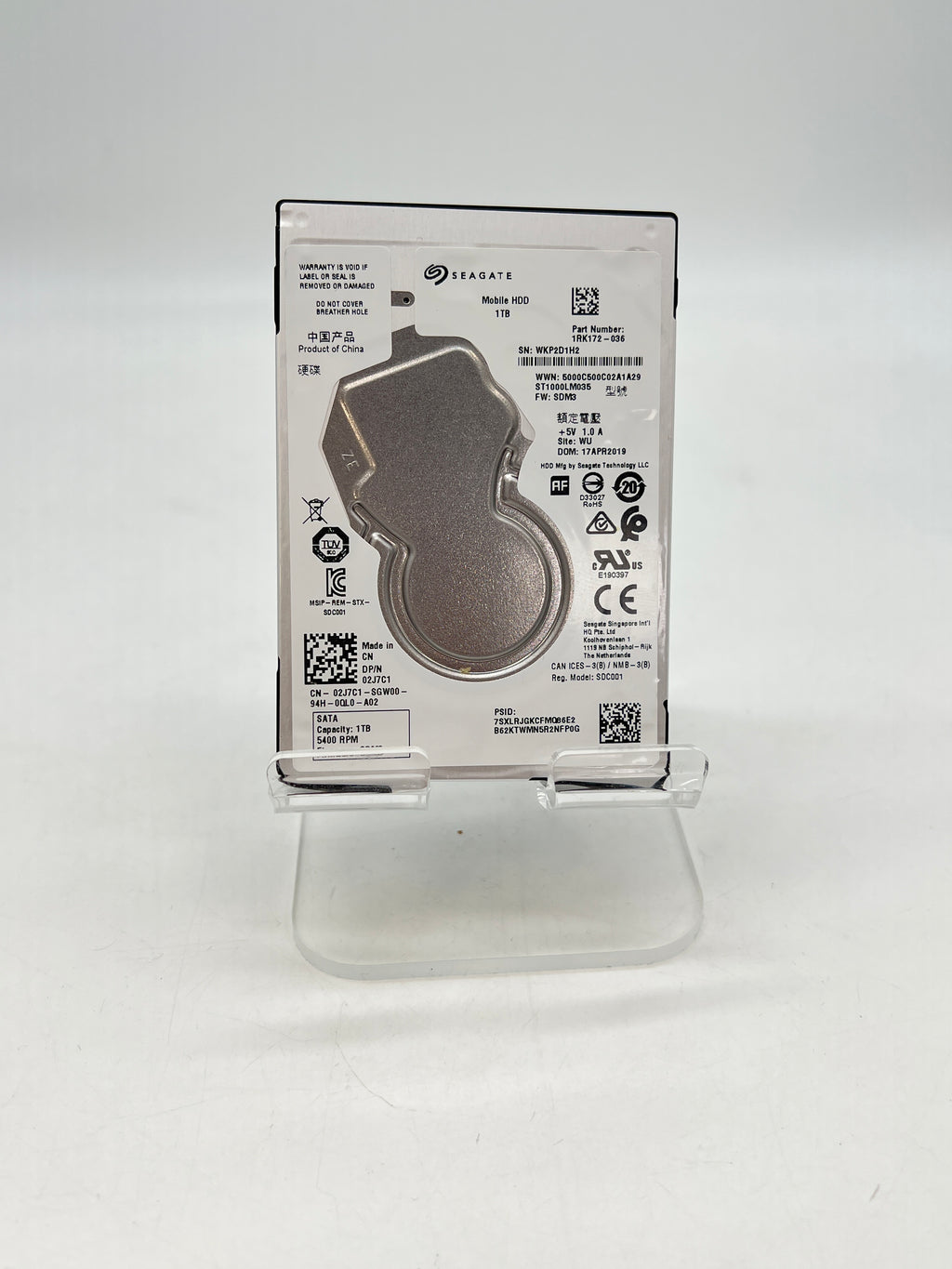 Lot of 2 Seagate ST1000LM035 1TB 2.5" Internal Laptop HDD SATA