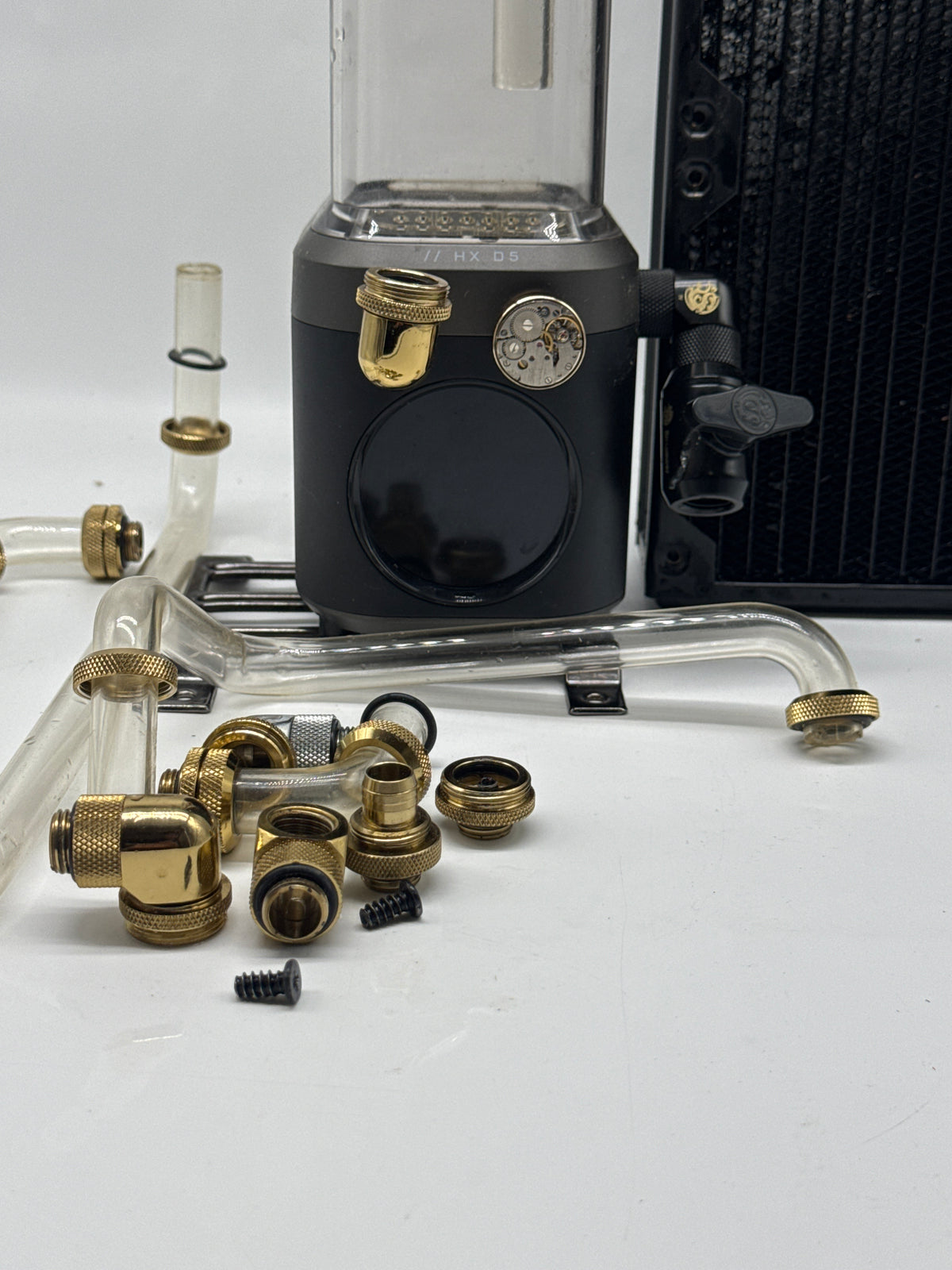 Corsair HX D5 Water Cooling System with Radiator and Tubing - Used