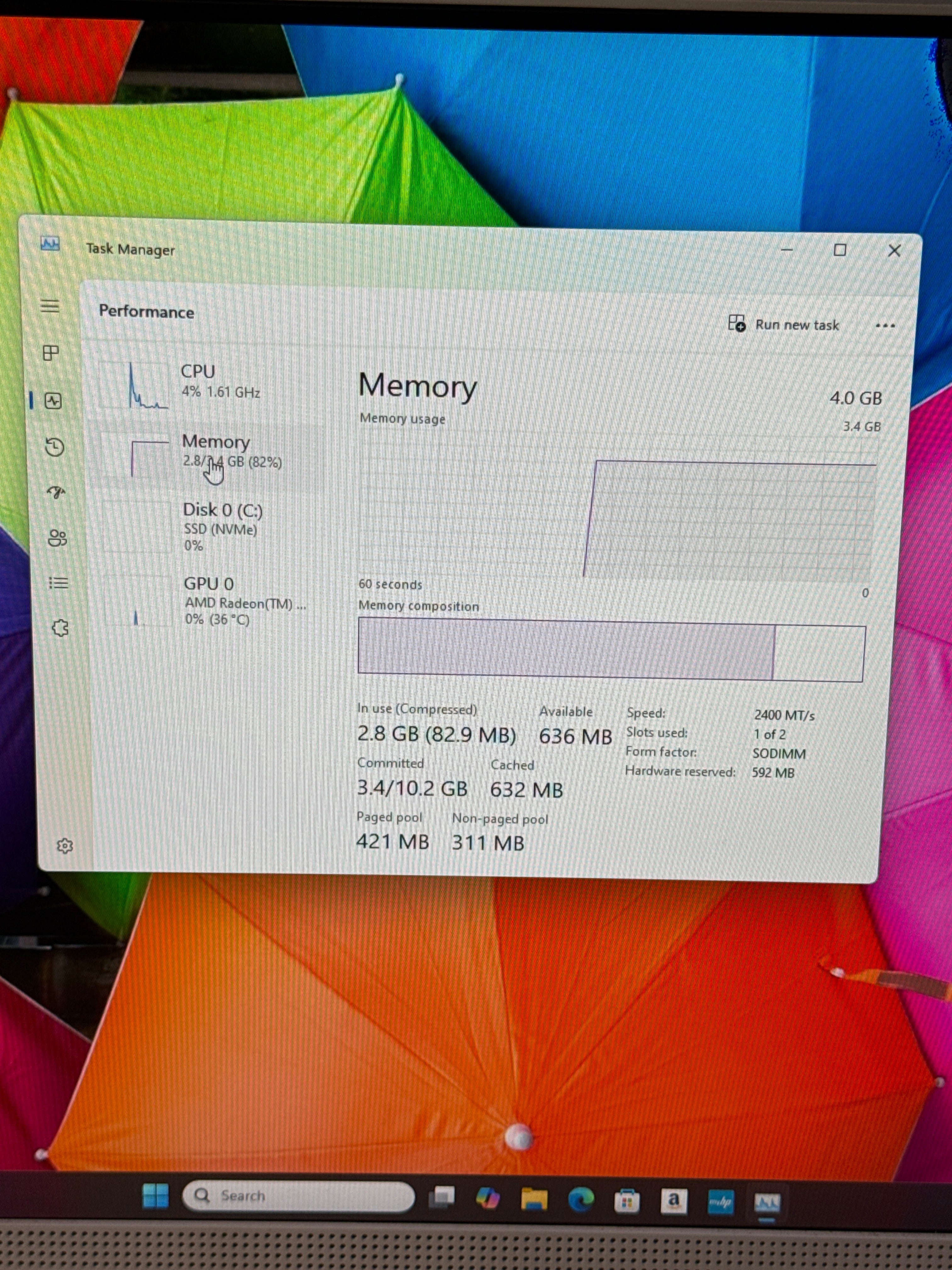 HP 22-DD0046 All-in-One PC AMD Athlon Silver 4GB RAM 256GB SSD - For Parts