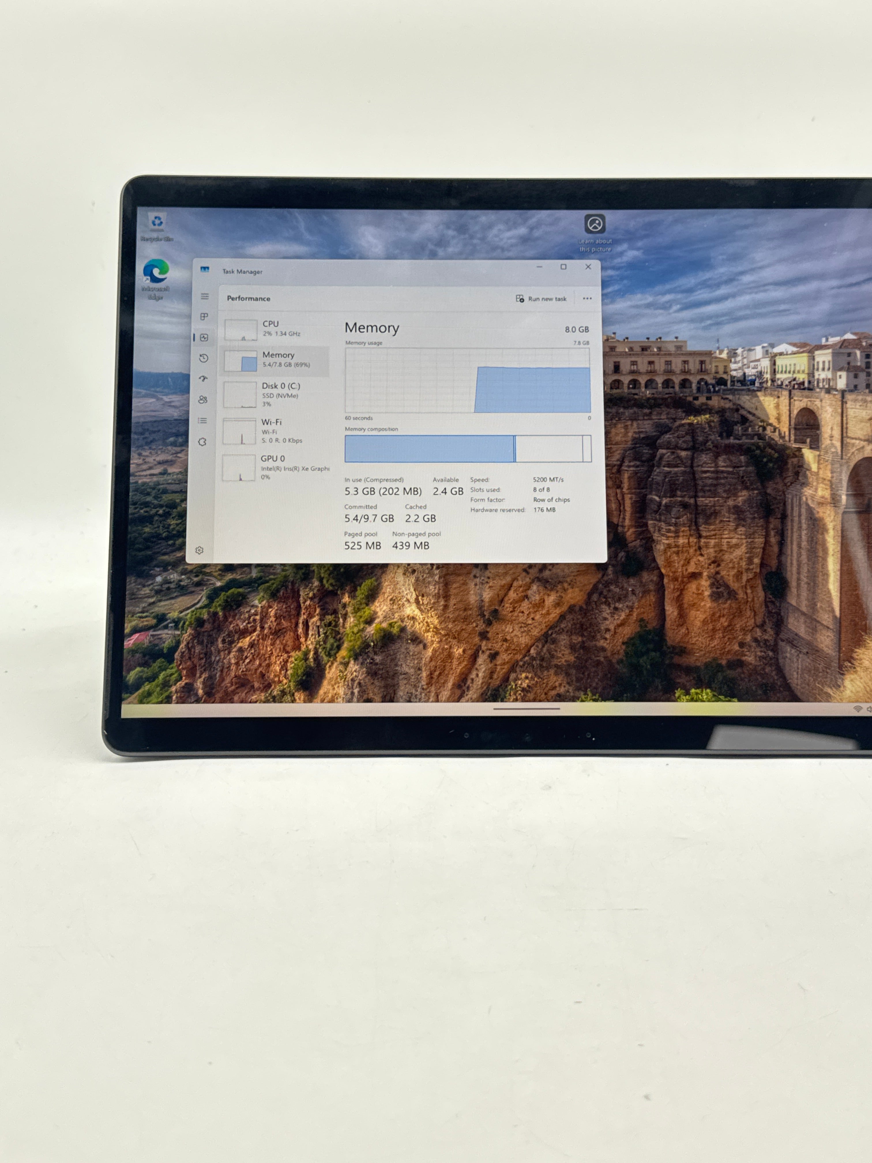 Microsoft Surface Pro 9 2038 13" i5-1235U 8GB RAM 256GB SSD - Used