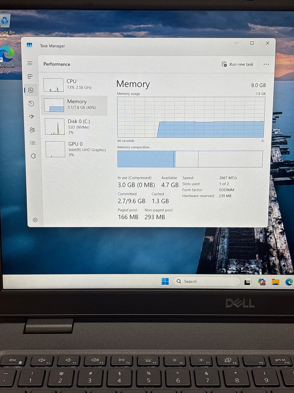 Dell Latitude 3510 15.6" Intel Core i5-10210U 8GB RAM 512GB SSD Black - Used