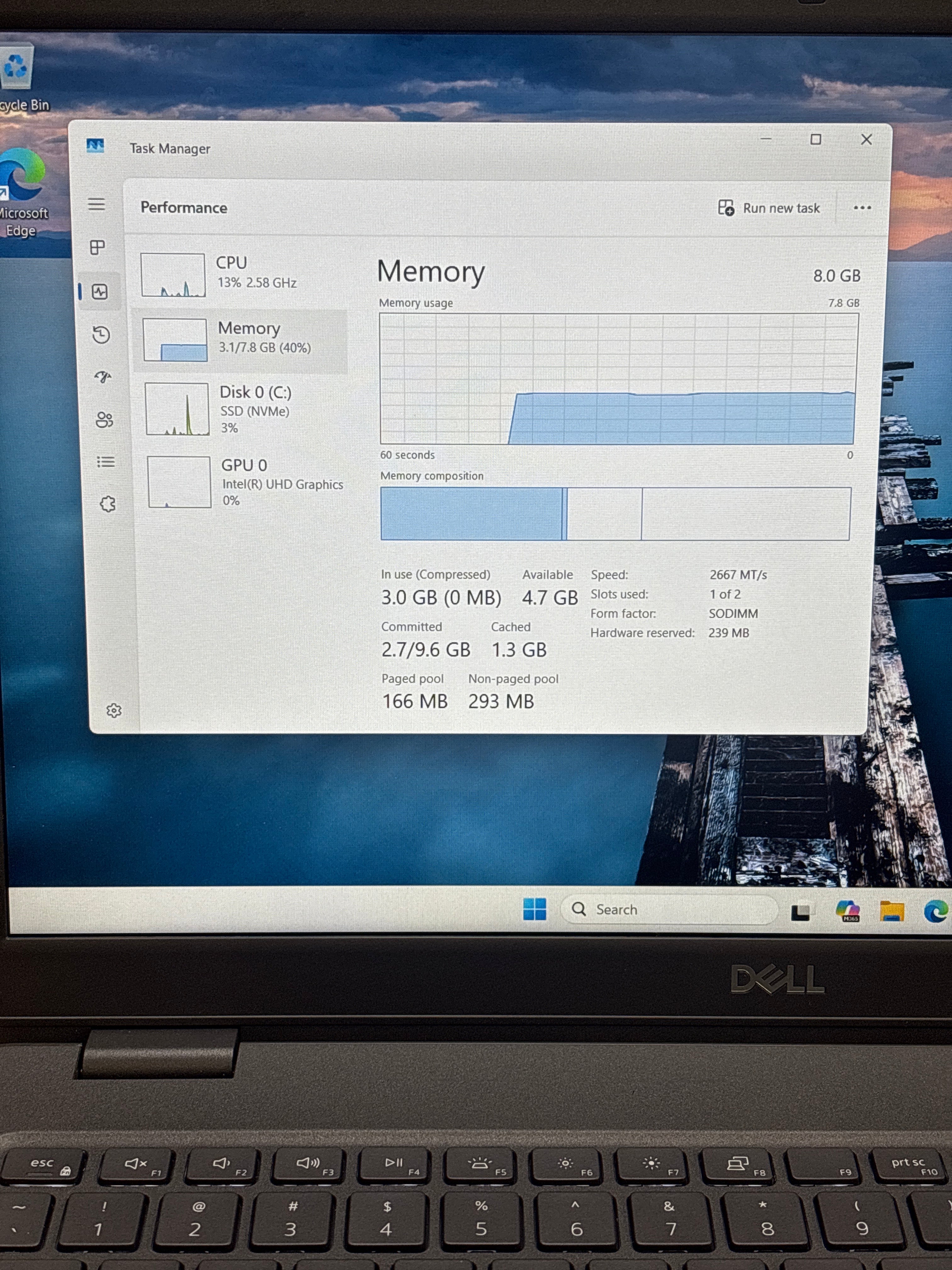 Dell Latitude 3510 15.6" Intel Core i5-10210U 8GB RAM 512GB SSD Black - Used