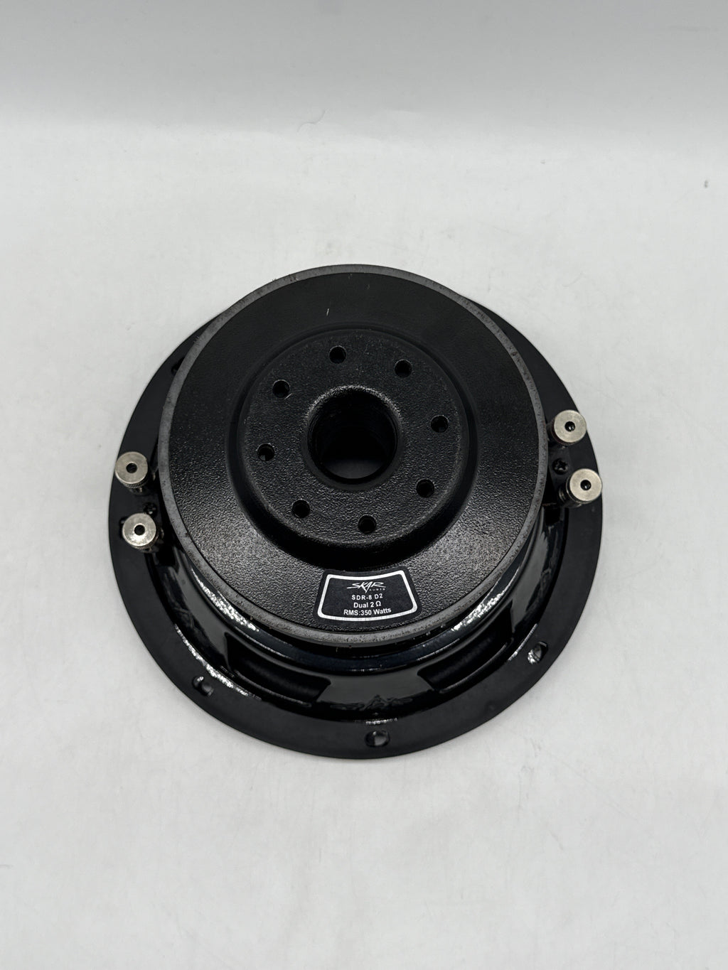 Skar Audio SDR-8 D2 8" 700 Watt Max Power Dual 2 Ohm Car Subwoofer - For Parts (Broken Wire)