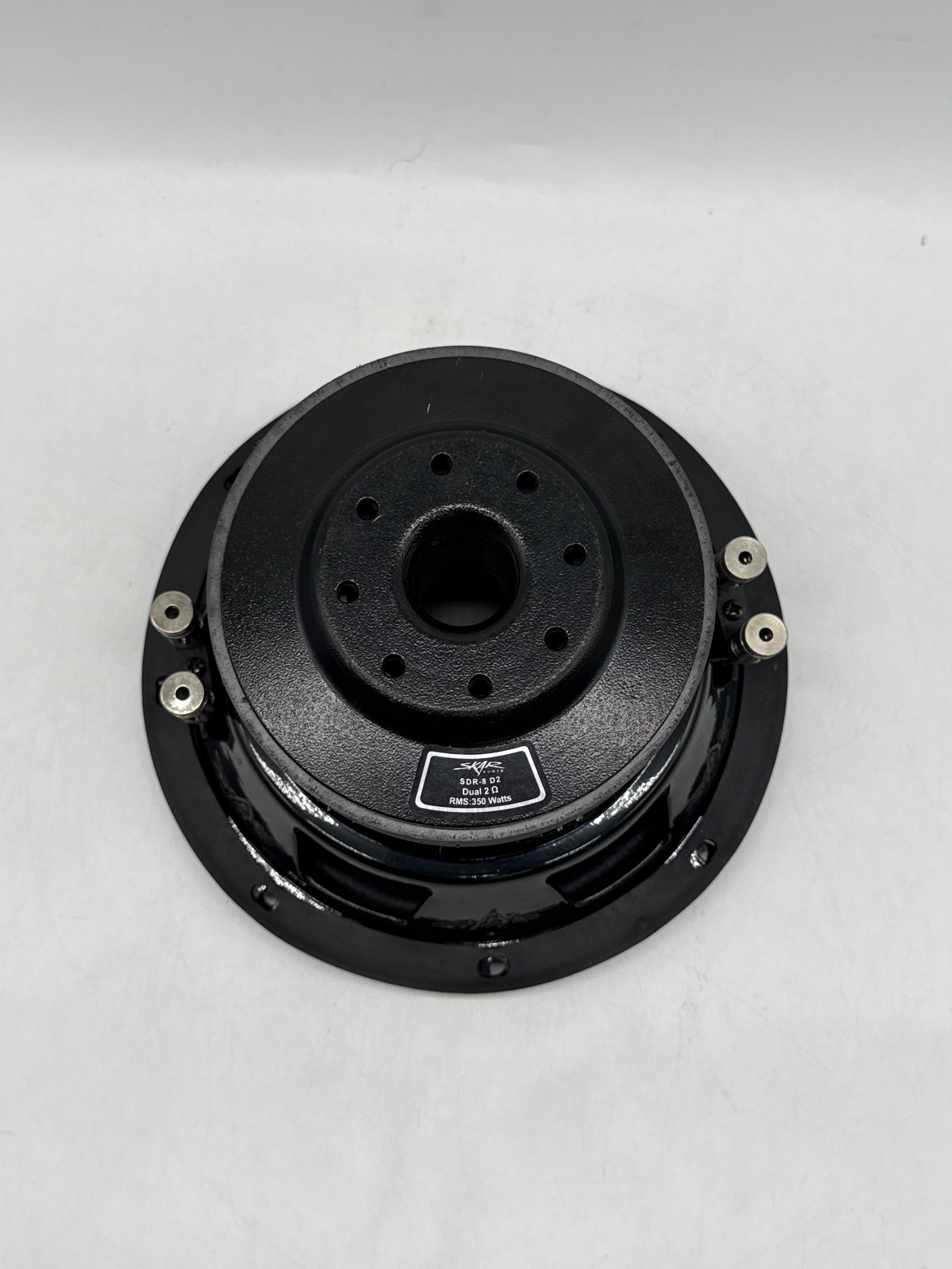 Skar Audio SDR-8 D2 8" 700 Watt Max Power Dual 2 Ohm Car Subwoofer - For Parts (Broken Wire)