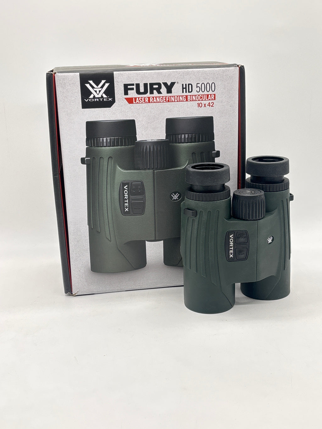 Vortex Fury HD 5000 10x42mm Full-Size Rangefinding Binoculars Green