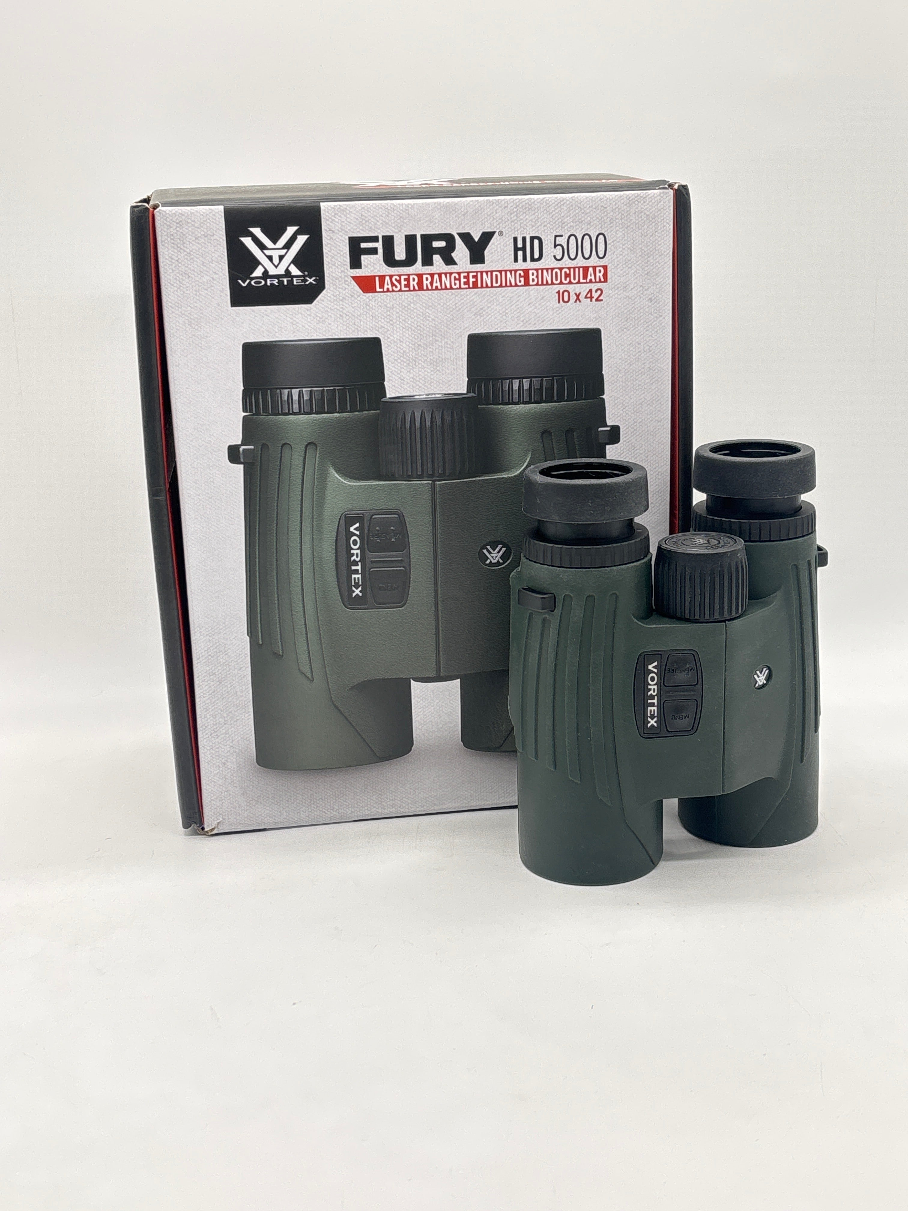 Vortex Fury HD 5000 10x42mm Full-Size Rangefinding Binoculars Green