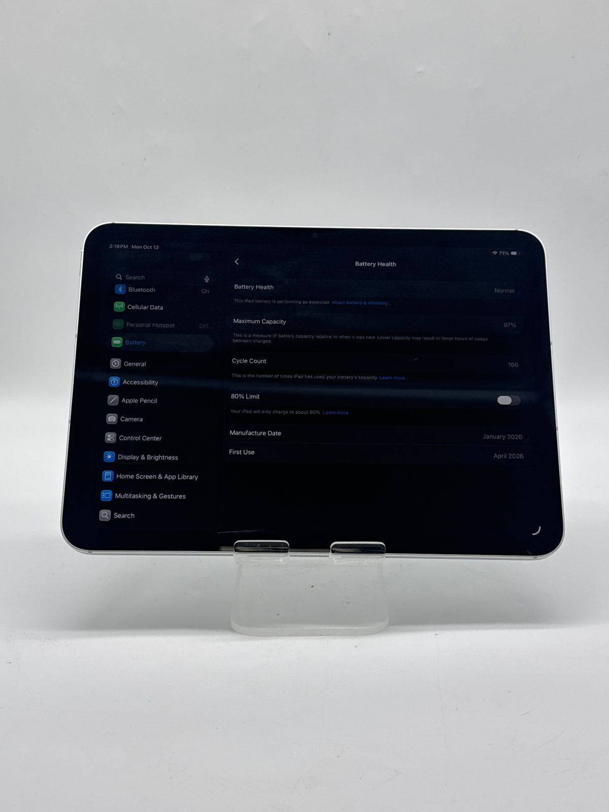 Apple iPad A16 A3355 128GB Compatible with Verizon - Read