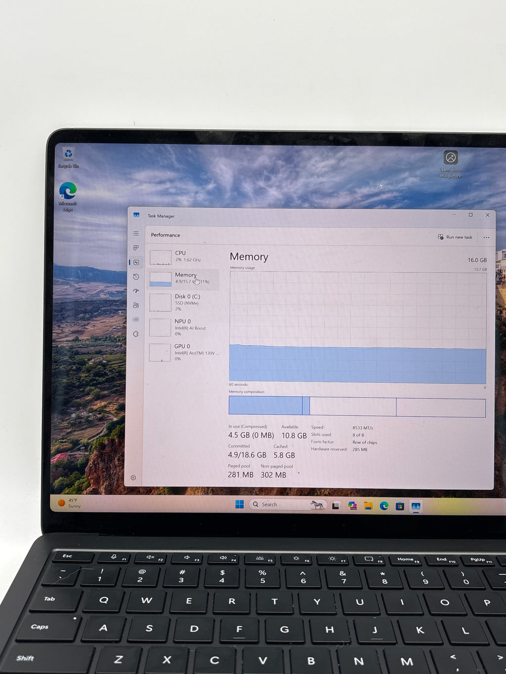 Microsoft Surface Laptop 7 Ultra 5 236V 16GB RAM 512GB SSD - Used