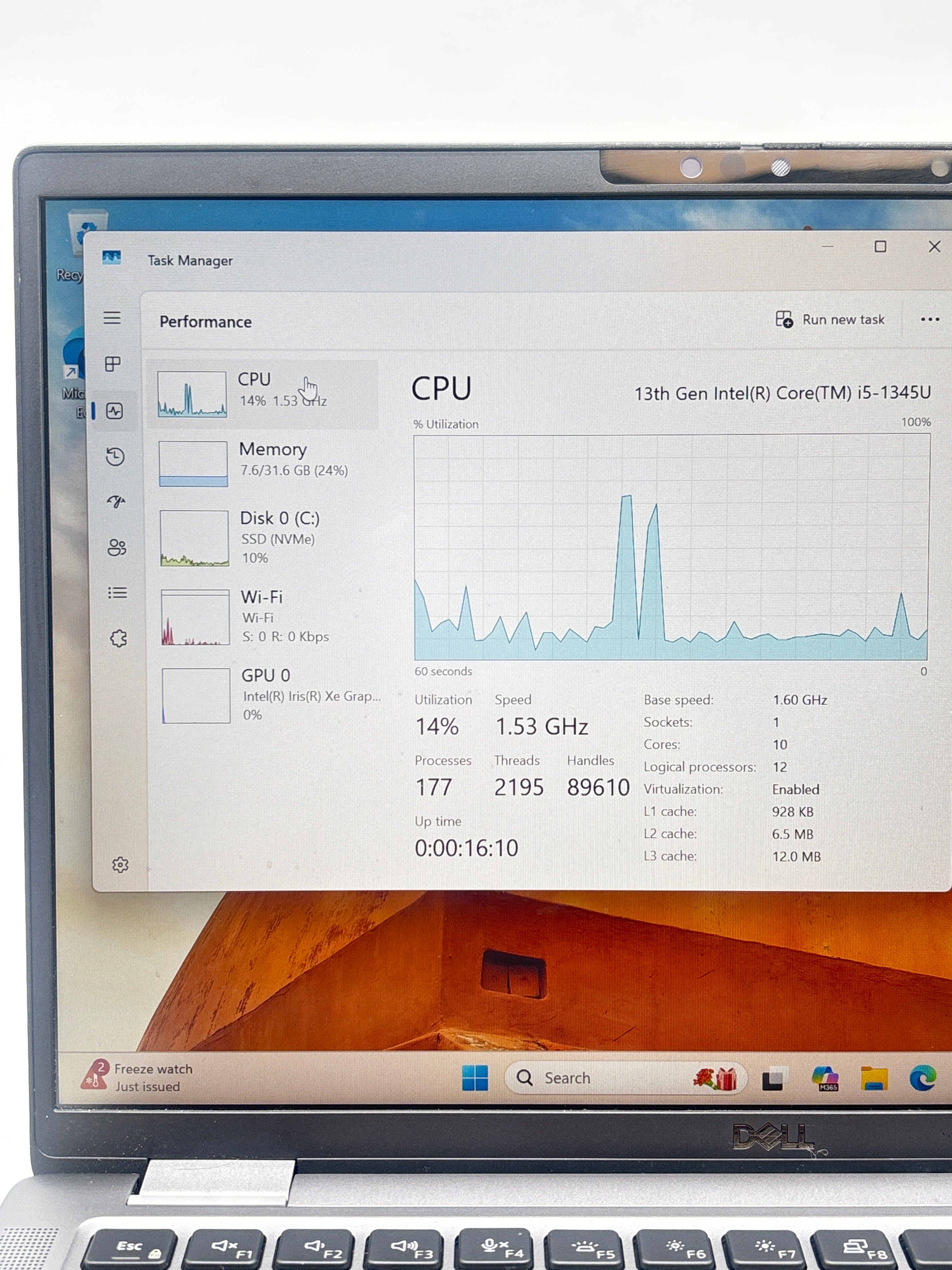 Dell Latitude 7340 14 Inch i5-1345U 32GB RAM 512GB SSD Gray - Used