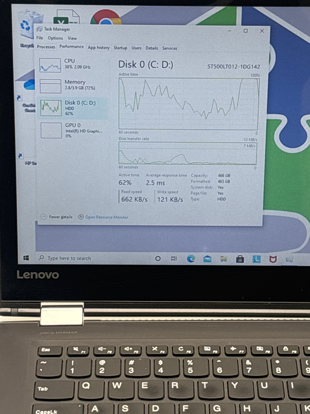 Lenovo Ideapad Flex 4 Intel Pentium 4GB RAM 500GB HDD  - For Parts (Read DESC)
