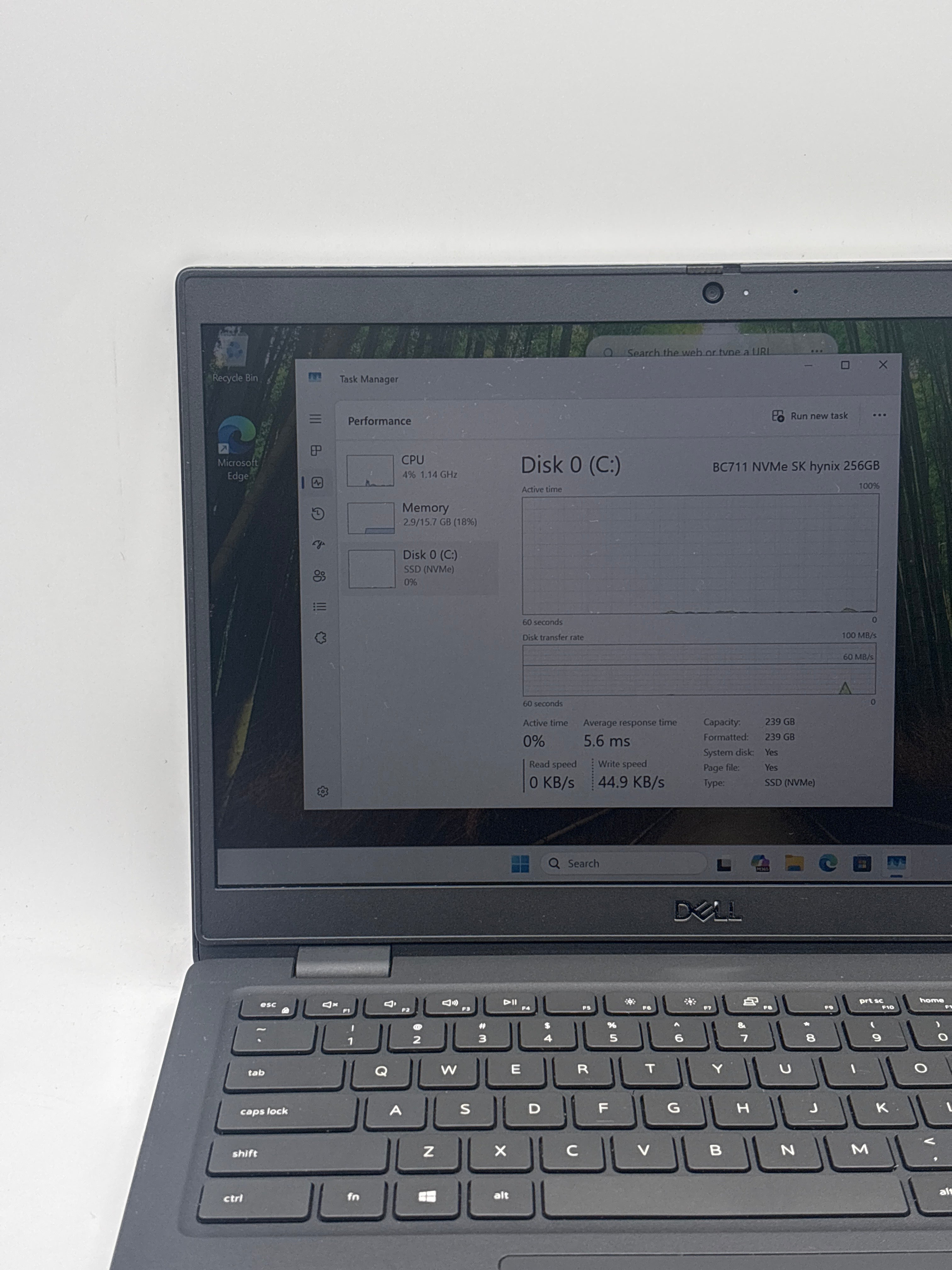 Dell Latitude 3420 i5-1145G7 16GB RAM 256GB SSD - For Parts (Read DESC)