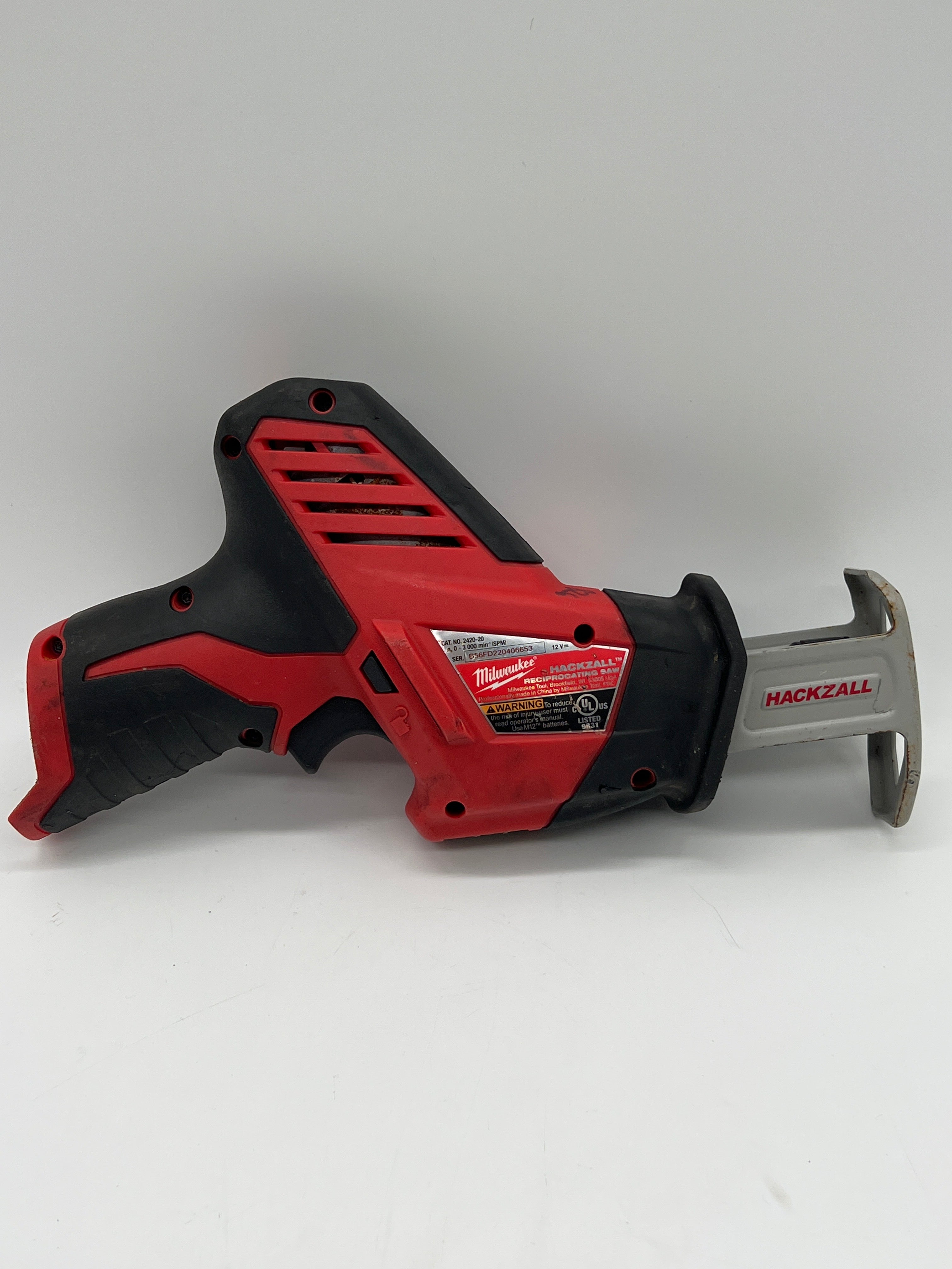 Milwaukee M12 Hackzall Reciprocating Saw Tool Only