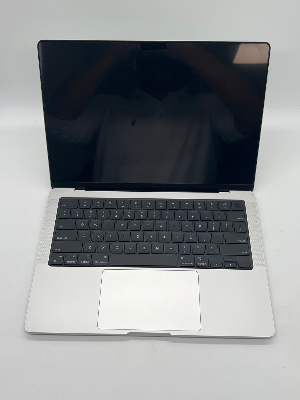 Apple MacBook Pro 14" A2442 2021 M1 Chip Silver For Parts Untested No Specs