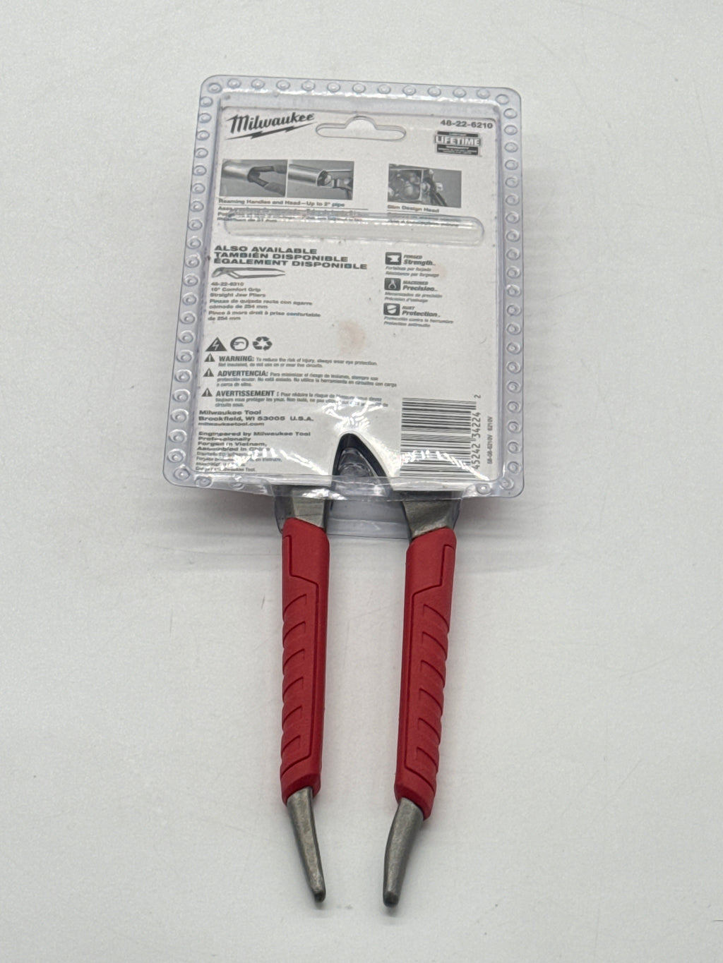 Milwaukee 48-22-6210 Adjustable Hex Jaw Pliers - New In Box