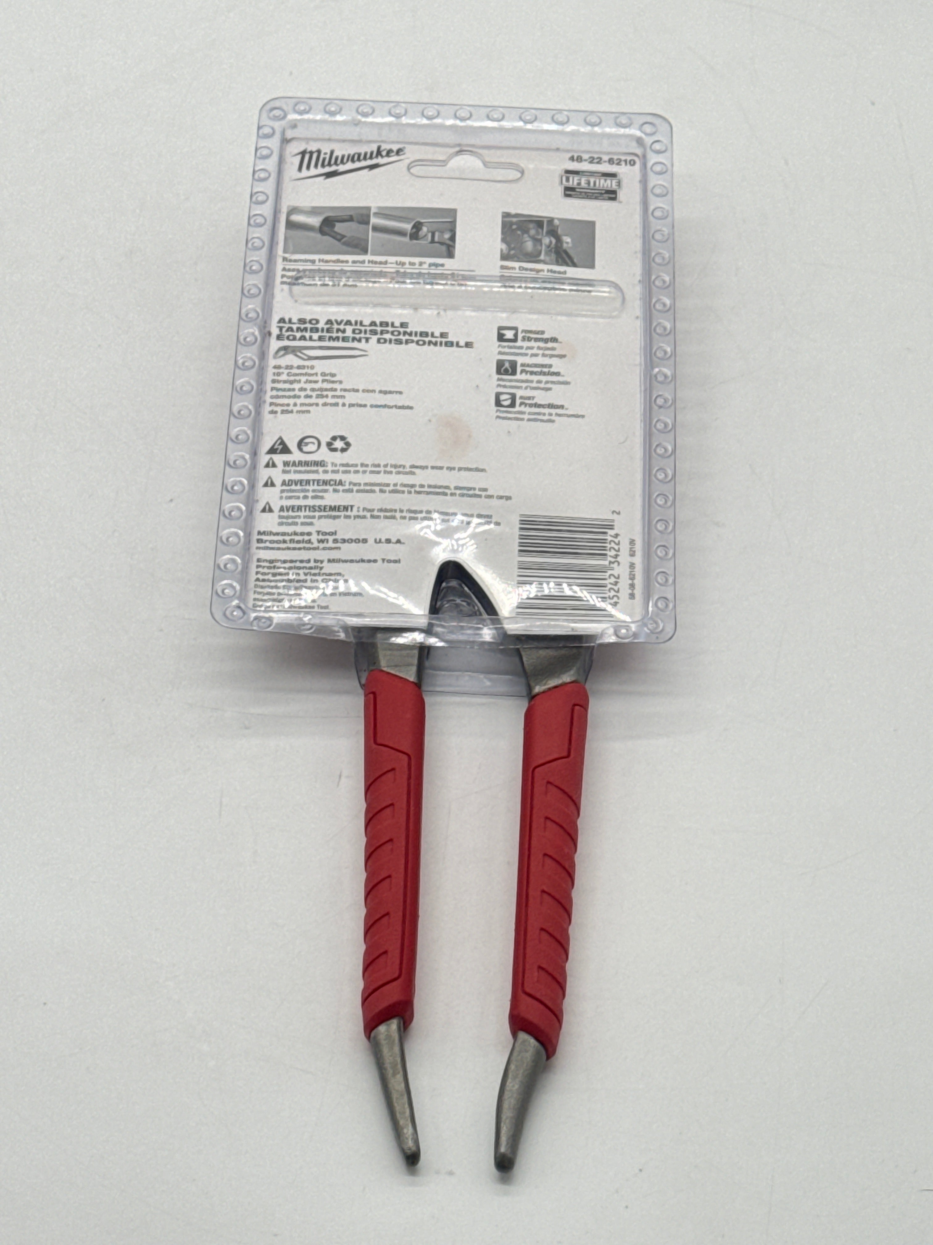 Milwaukee 48-22-6210 Adjustable Hex Jaw Pliers - New In Box
