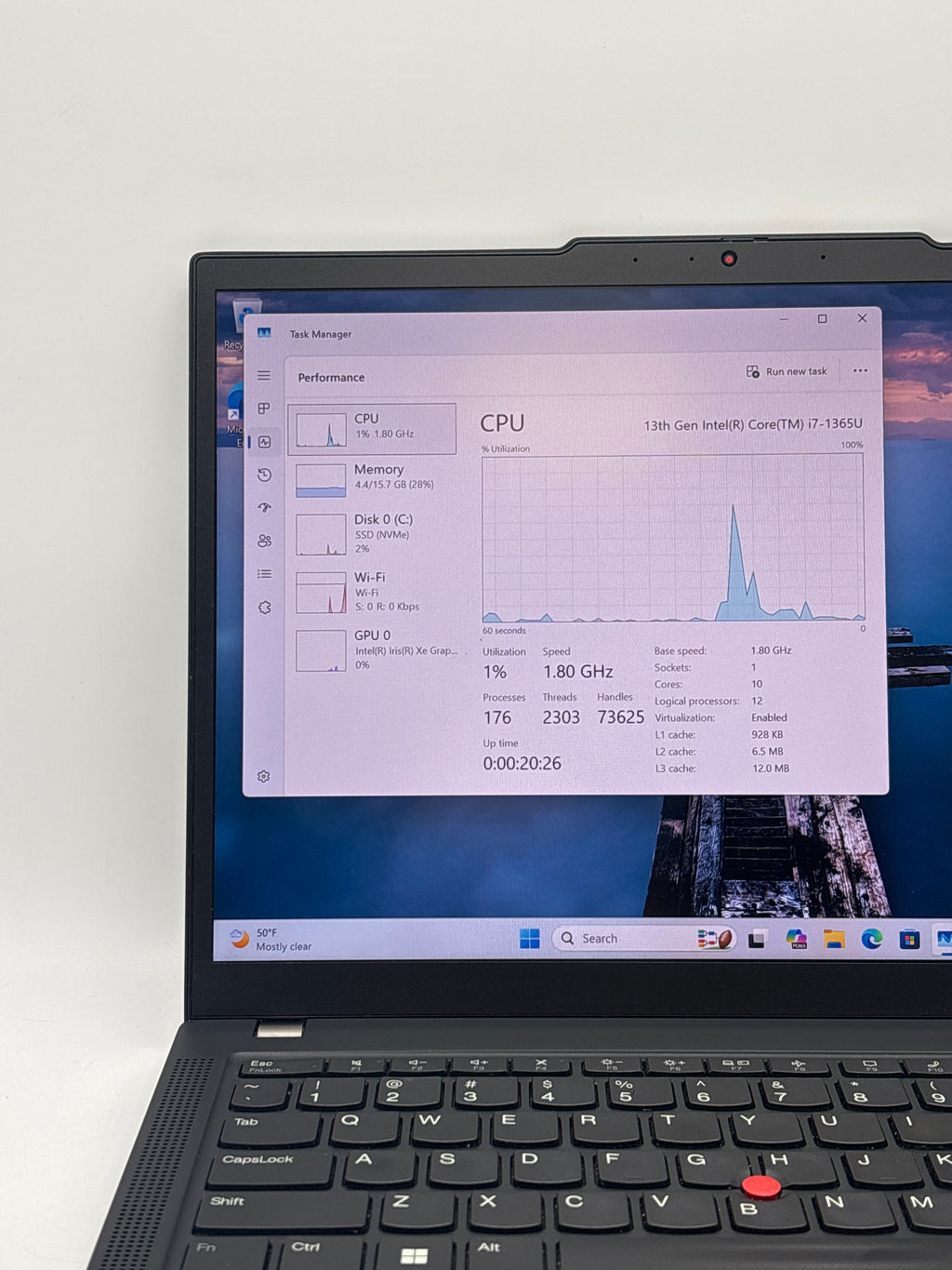 Lenovo ThinkPad X13 Gen 4 i7-1365U 16GB RAM 256GB SSD