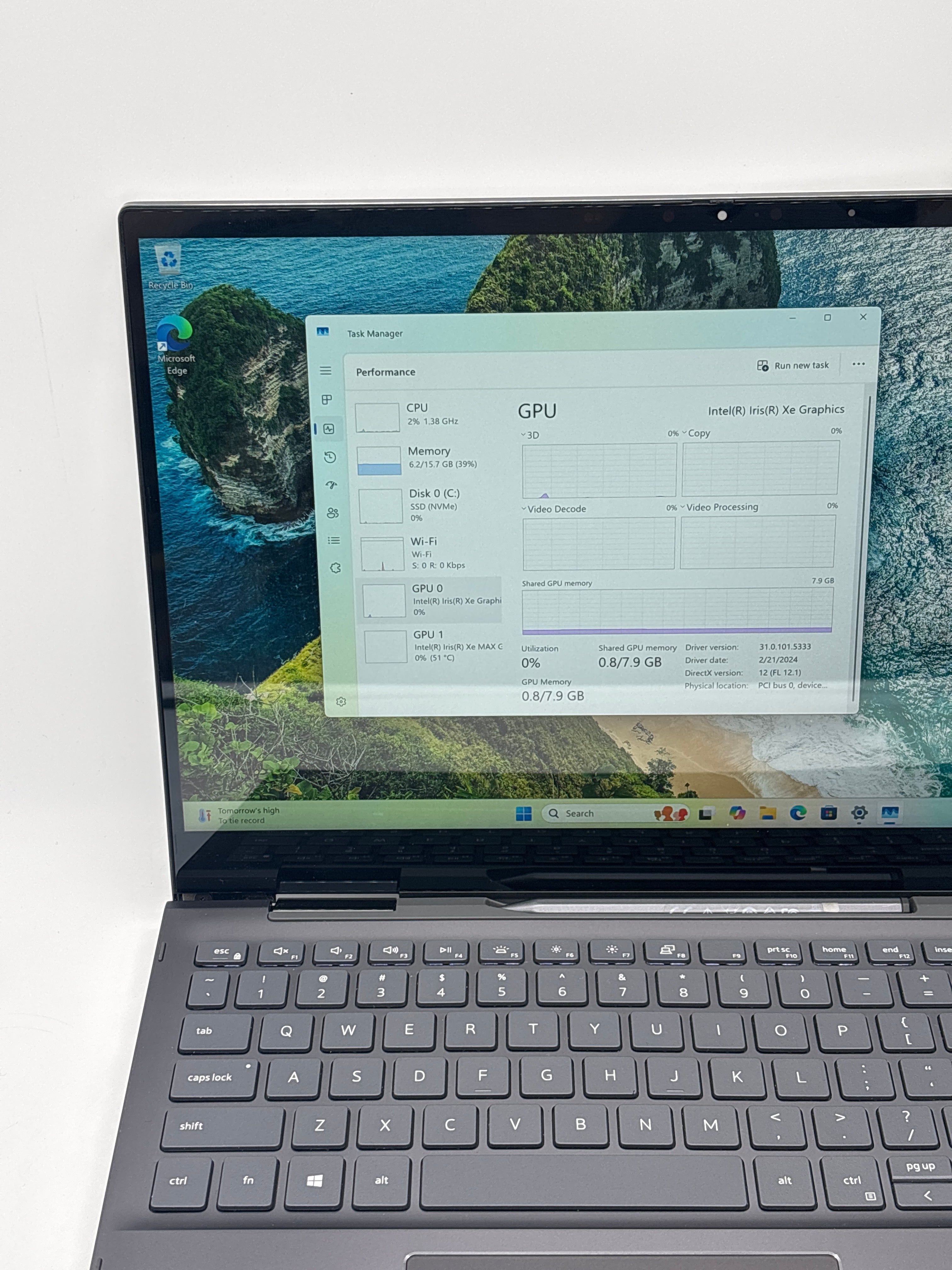 Dell Inspiron 7506 2-in-1 i7-1165G7 16GB RAM 512GB SSD - For Parts (Read DESC)