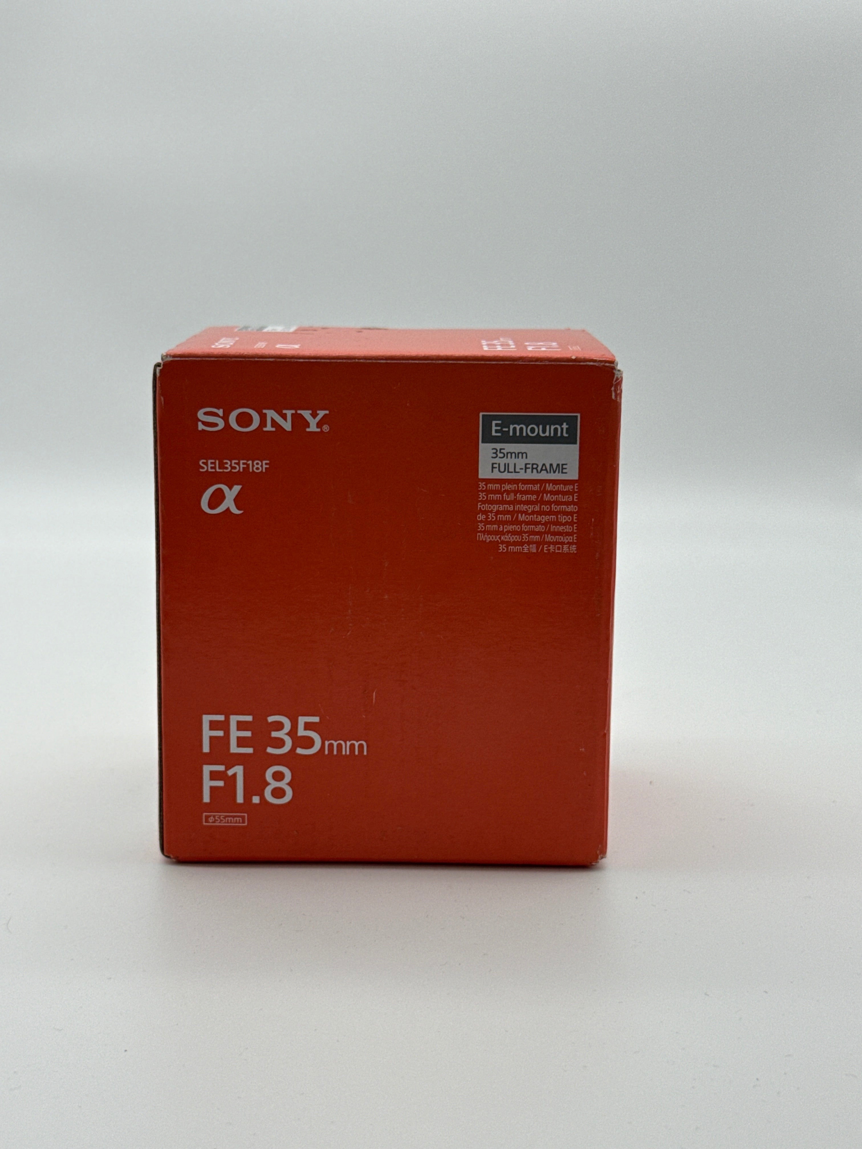 Sony FE 35mm f/1.8 SEL35F18F Wide Angle Prime Sony E Mount - New
