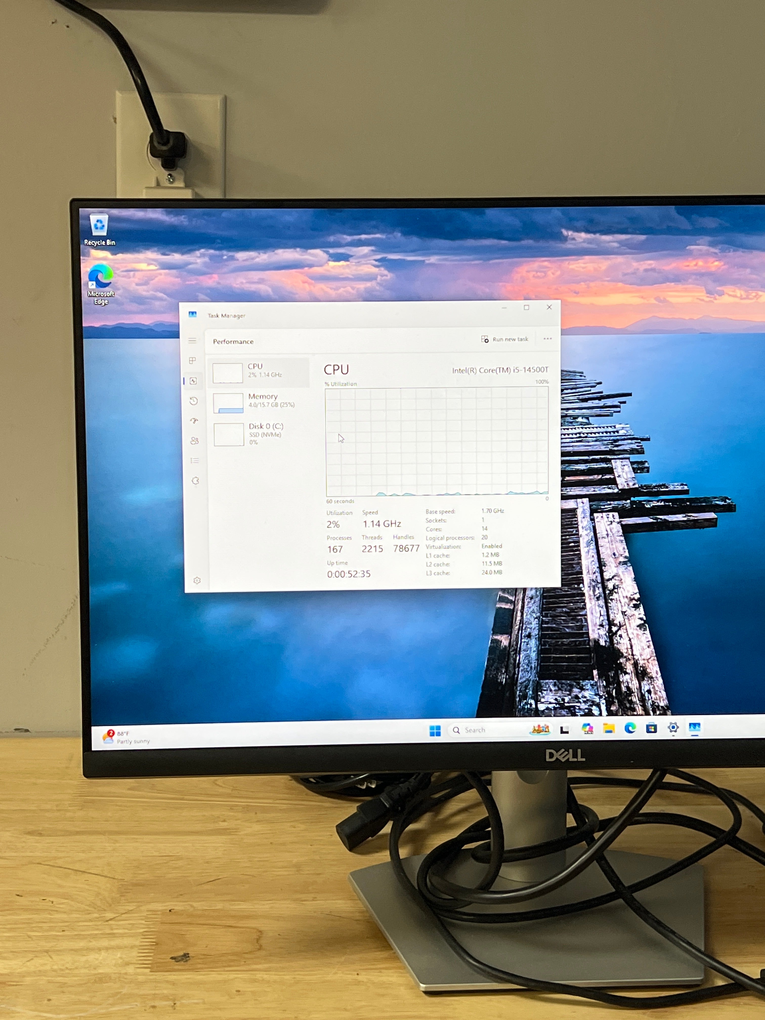 Dell OptiPlex 7020 Micro Desktop i5-14500T 16GB RAM 256GB SSD - Used