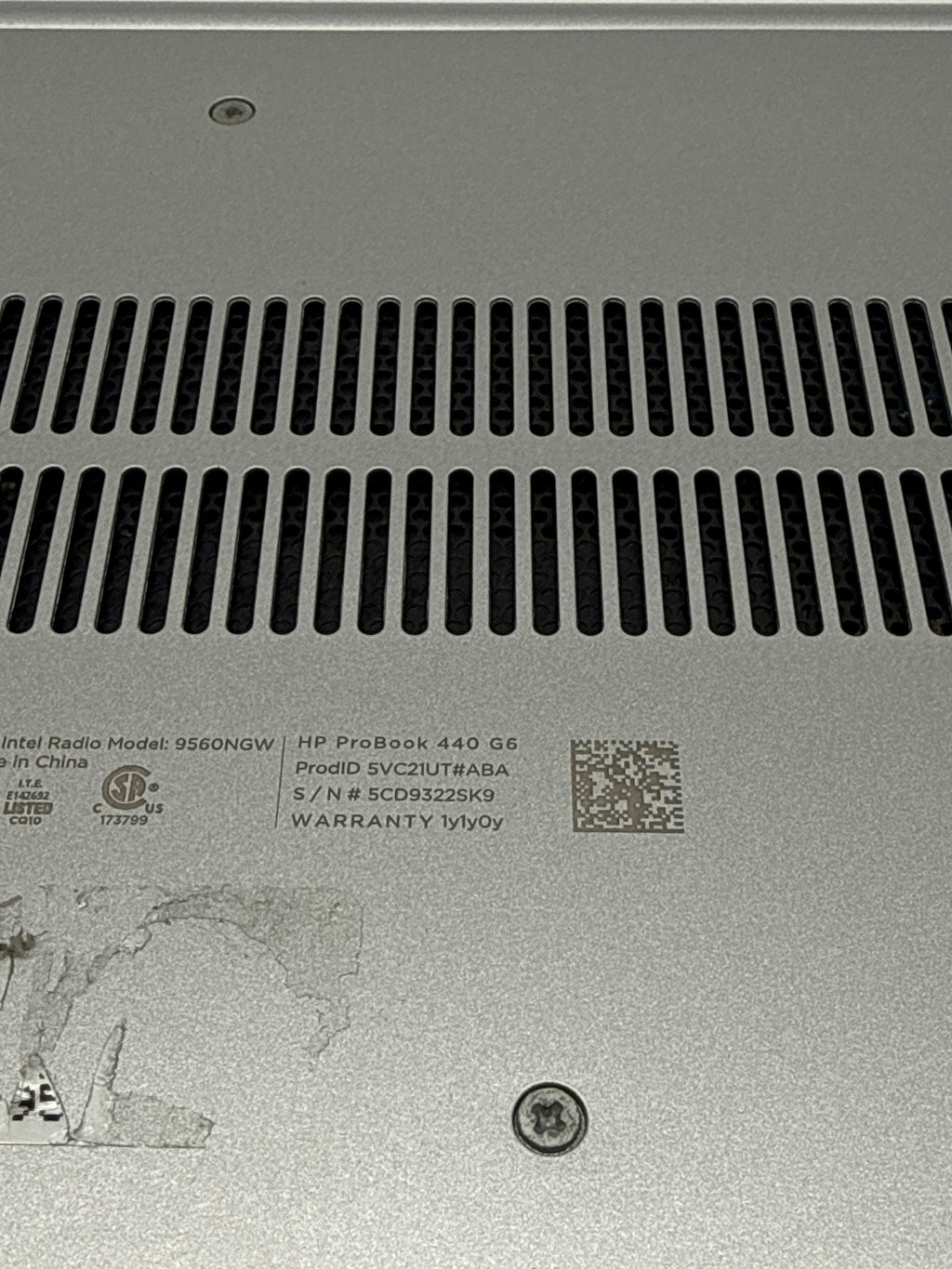 HP ProBook 440 G6 Core i7-8565U 8GB RAM 256GB SSD - Used