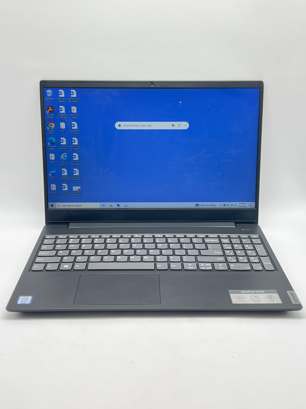 Lenovo IdeaPad S340-81N8 i3 8145U 8GB RAM 128GB SSD - Used