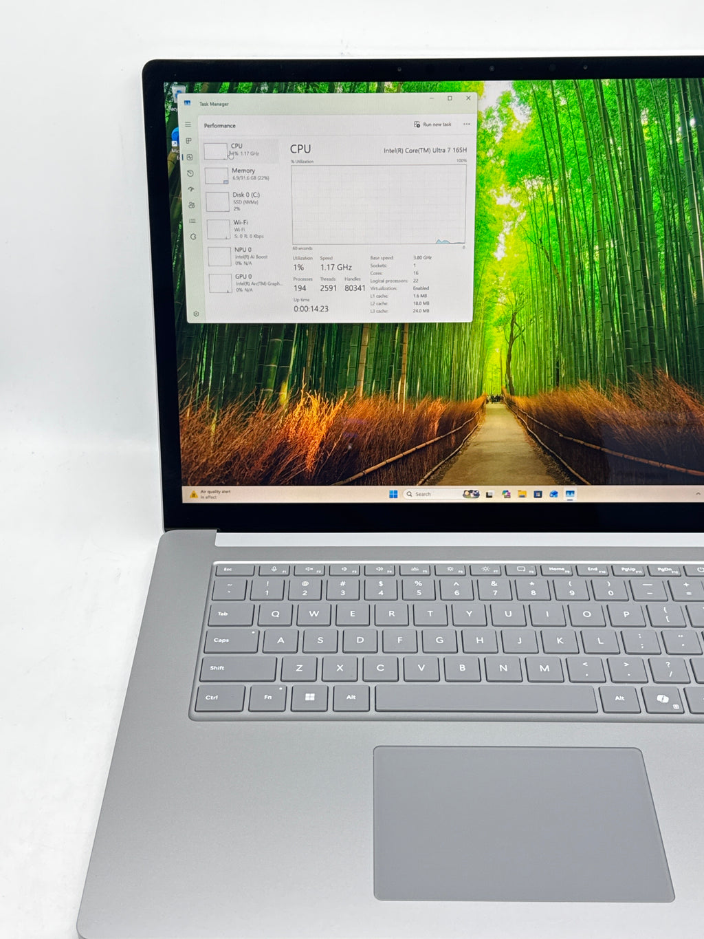 Microsoft Surface Laptop 6 15" Ultra 7 165H 32GB RAM 512GB SSD - Used