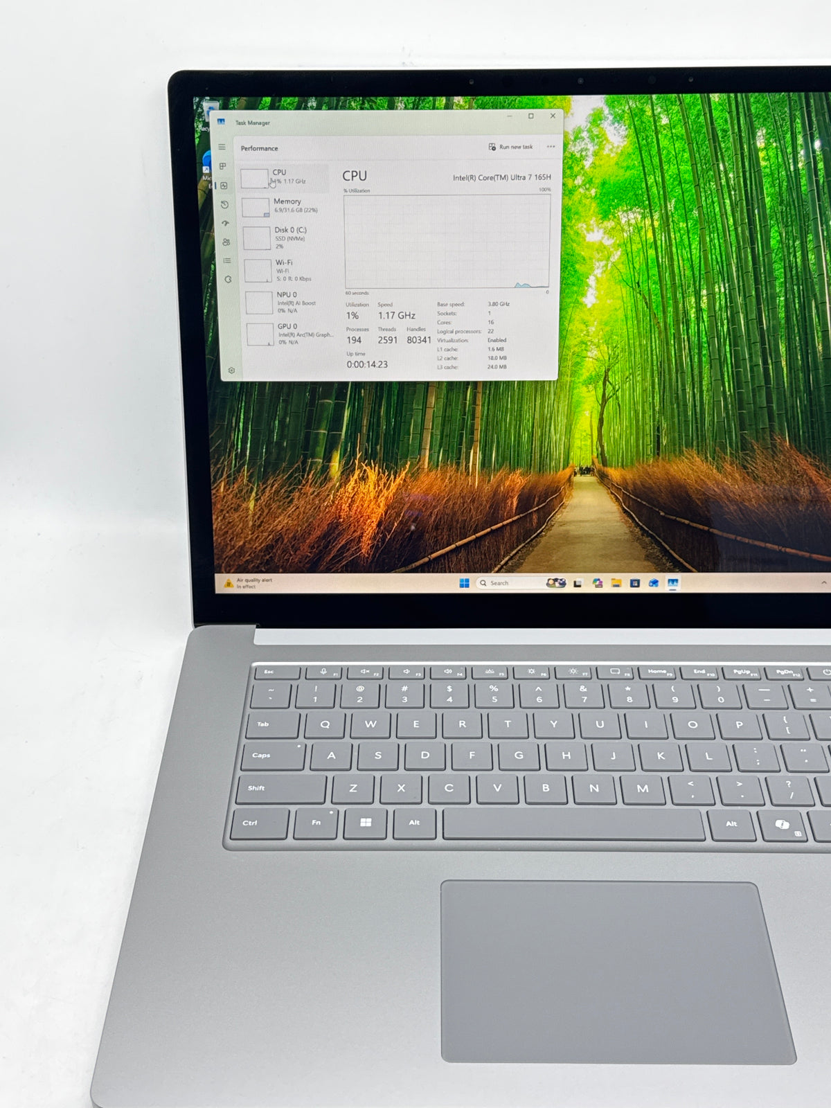 Microsoft Surface Laptop 6 15" Ultra 7 165H 32GB RAM 512GB SSD - Used