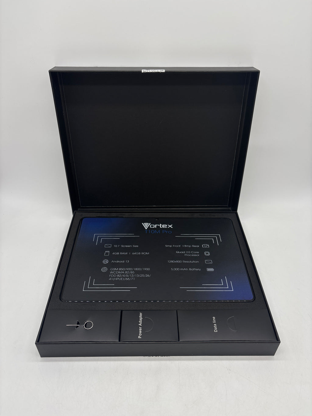 Vortex T10M Pro 10.1 Inch Tablet 64GB Wi-Fi + 4G Blue - New Open Box