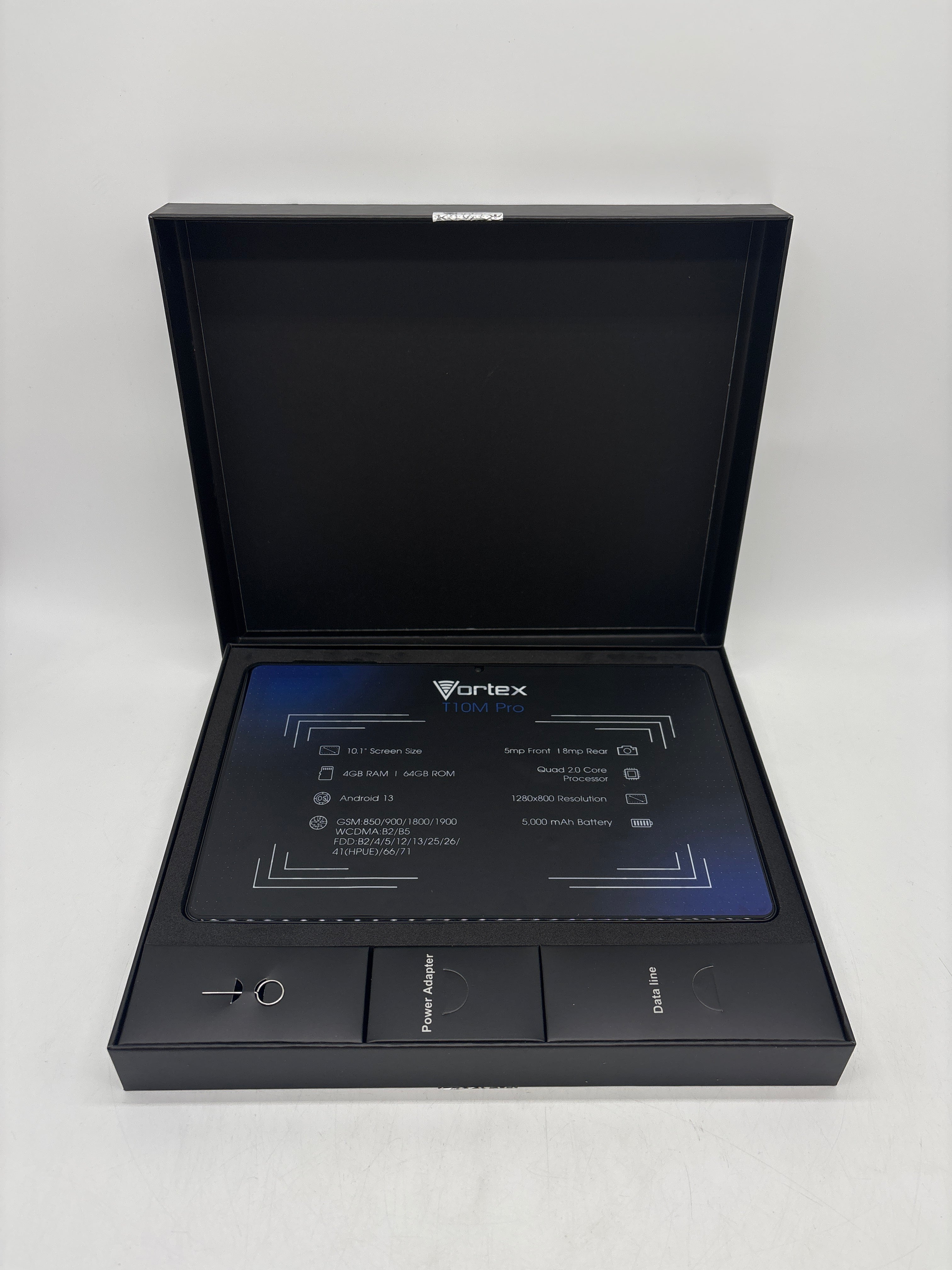Vortex T10M Pro 10.1 Inch Tablet 64GB Wi-Fi + 4G Blue - New Open Box