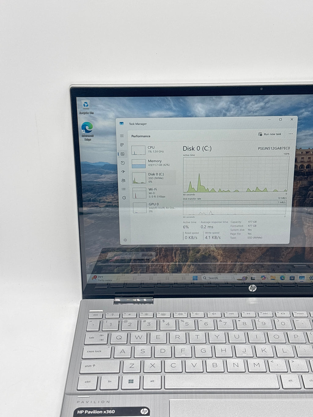 HP Pavilion x360 15-er1051cl i5-1235U 12GB RAM 512GB SSD