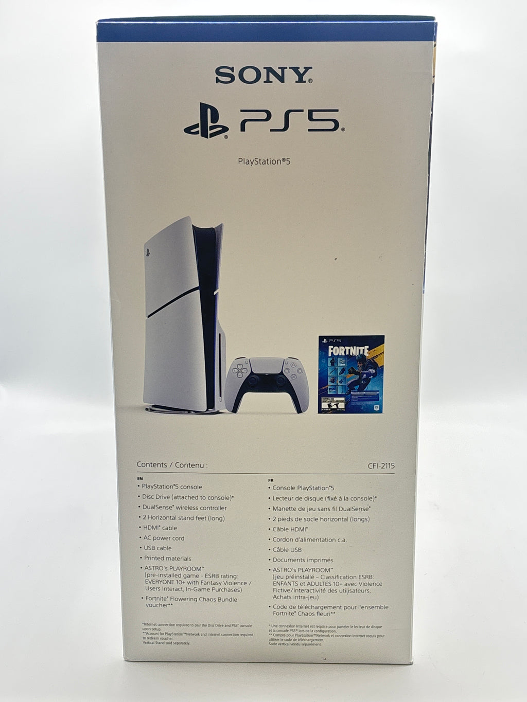 PlayStation 5 Slim Disc CFI-2115 Fortnite Flowering Chaos Bundle 1TB SSD - New in Box