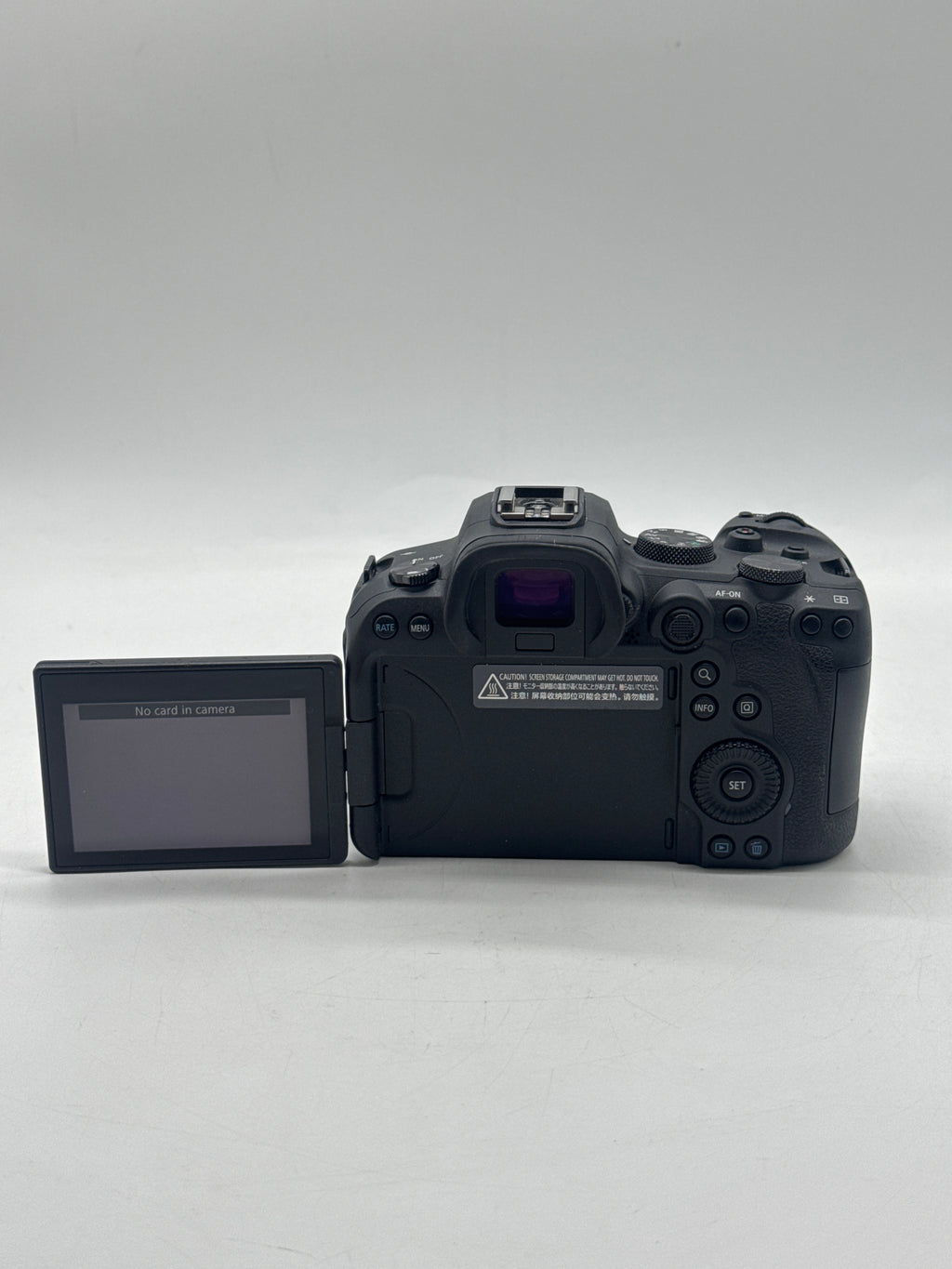 Canon EOS R6 Mirrorless Camera Body Only Black w/ Battery No Charger - Used