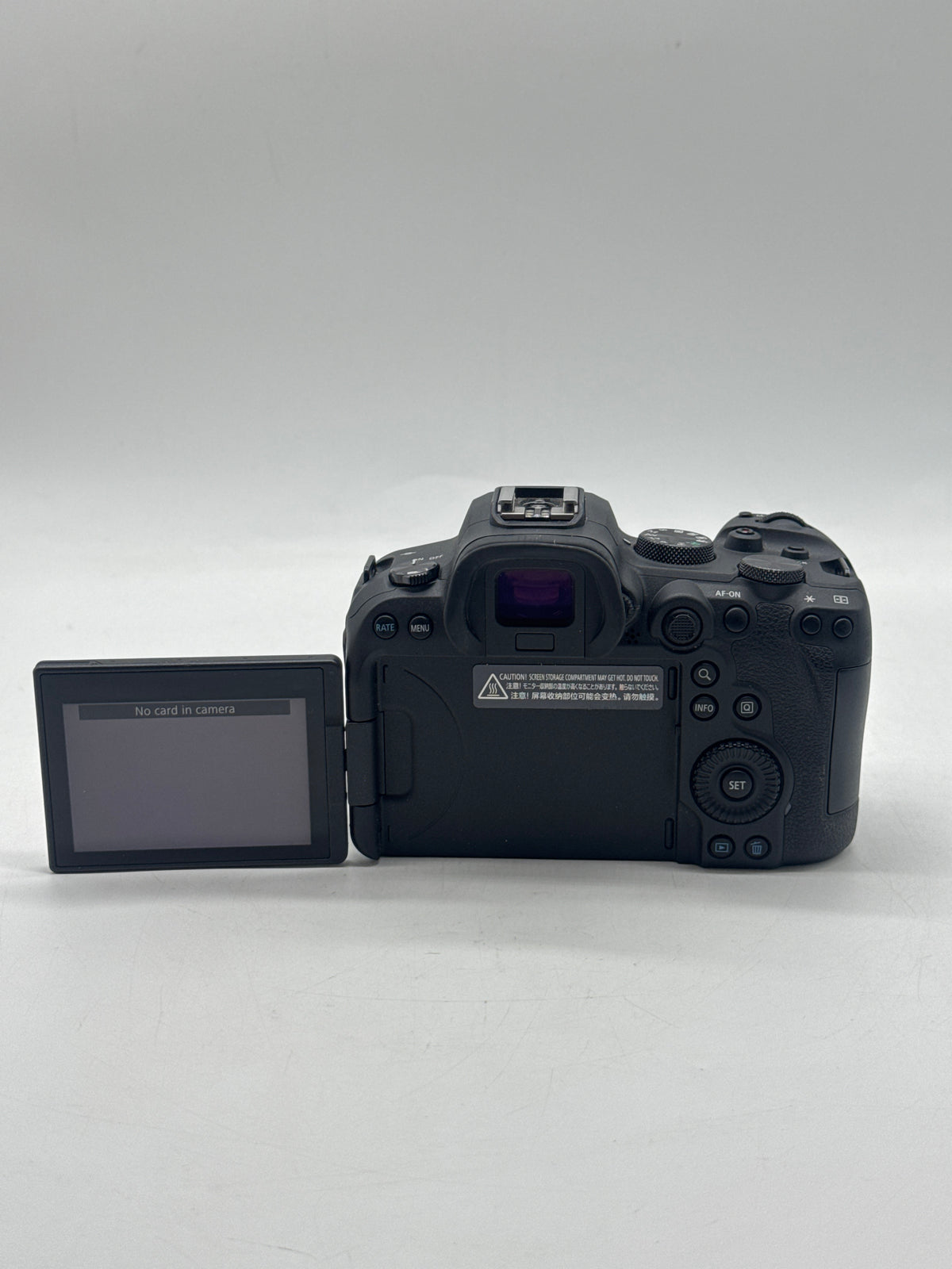 Canon EOS R6 Mirrorless Camera Body Only Black w/ Battery No Charger - Used