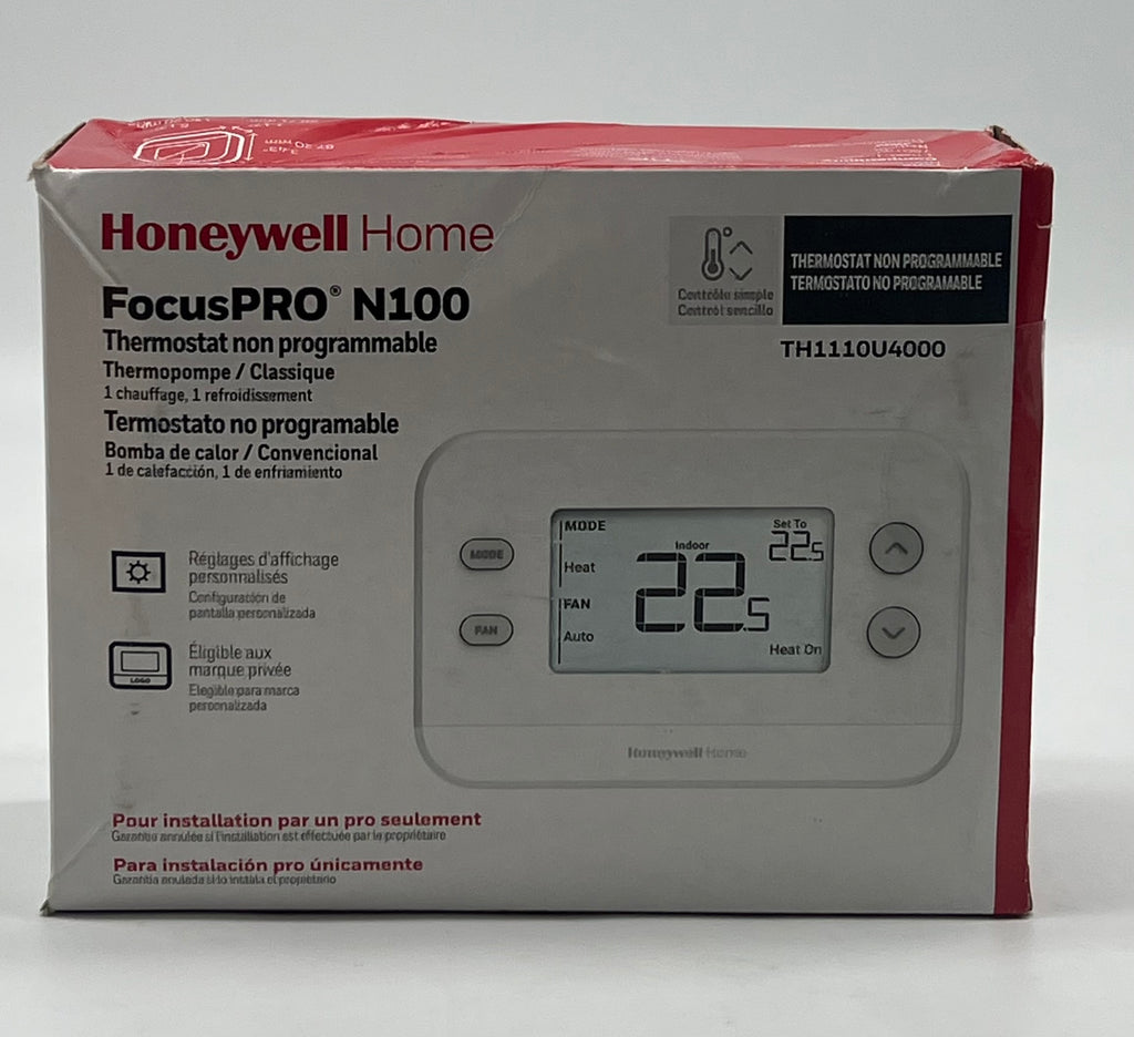 Honeywell N100 Thermostat White - New In Box