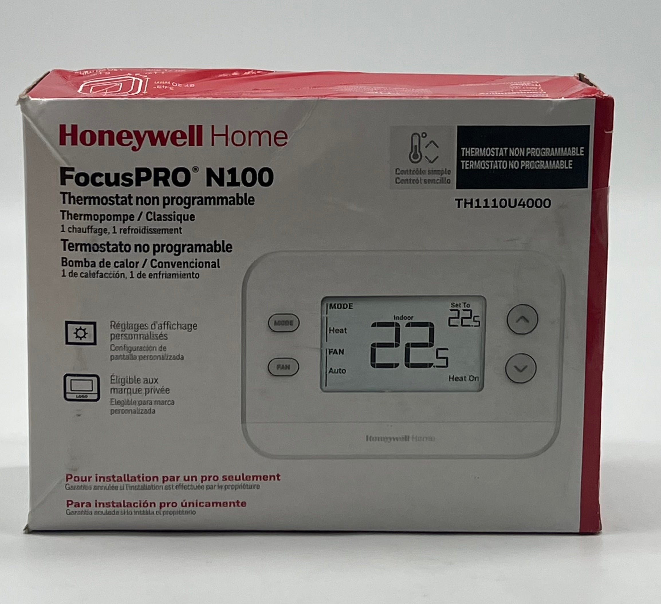 Honeywell N100 Thermostat White - New In Box