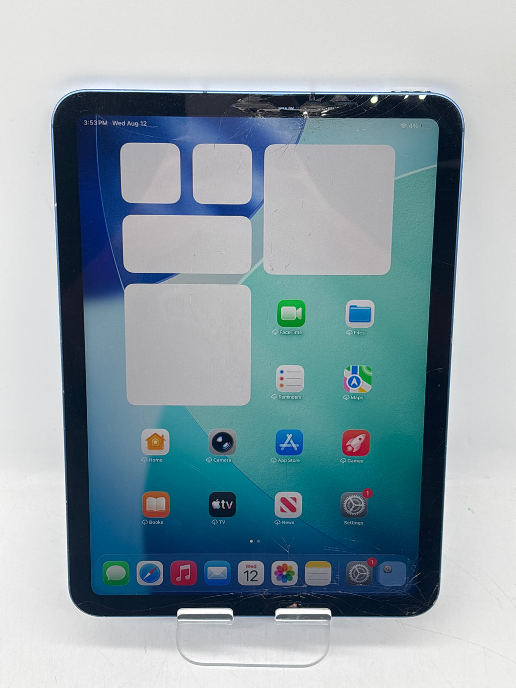 Apple iPad A16 128GB Wi-Fi + Cellular Unlocked Blue - READ