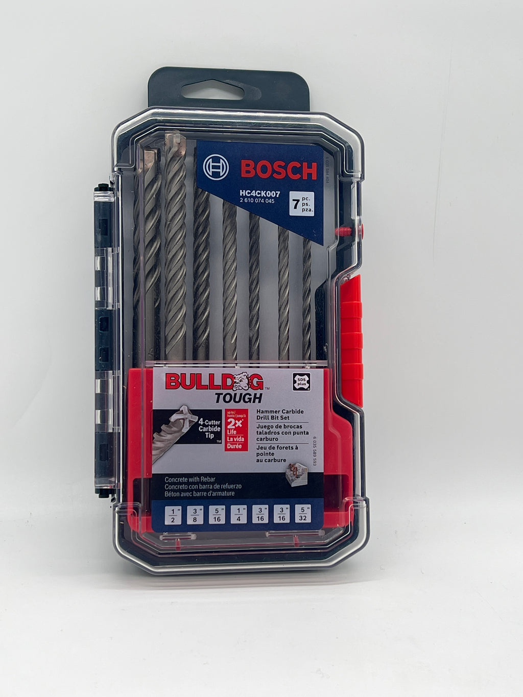 Bosch HC4CK007 Drill Bit Set 7 Piece Hex Carbide Tipped Black