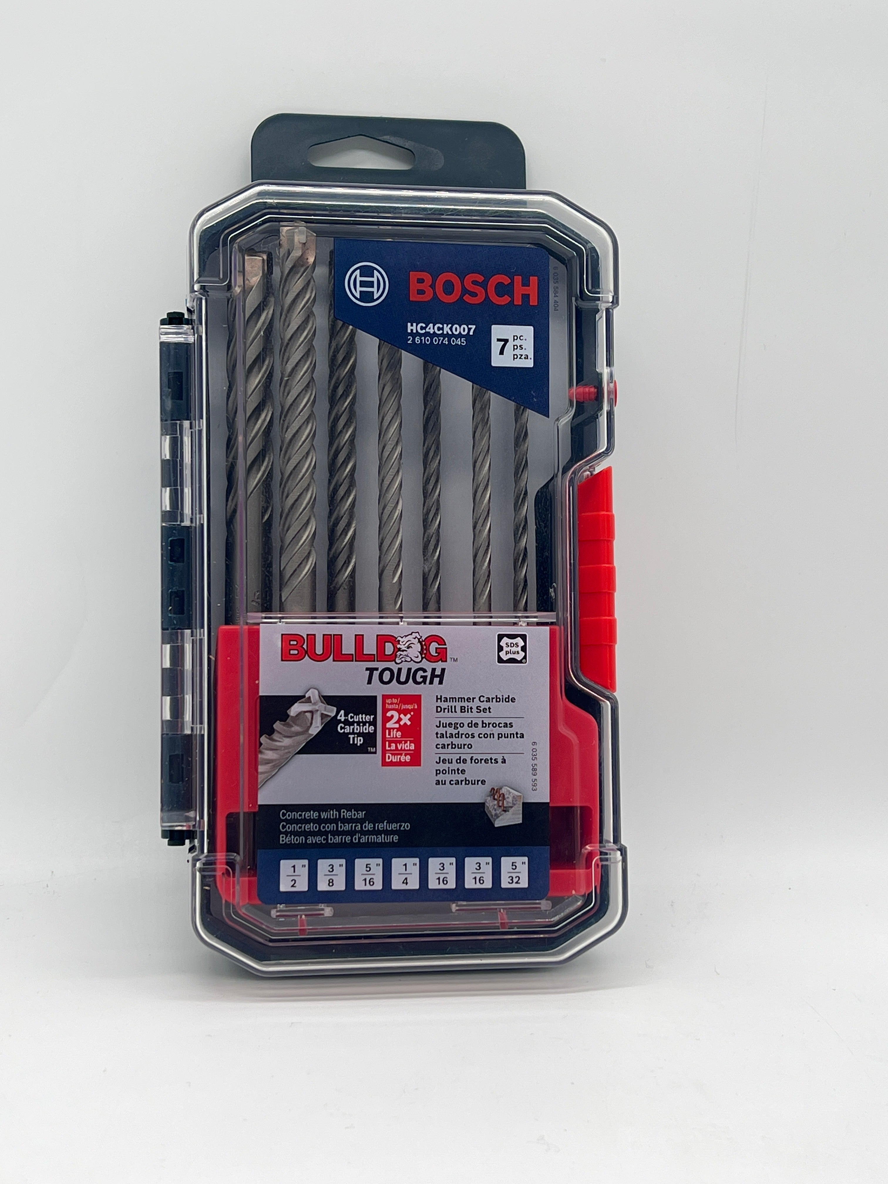 Bosch HC4CK007 Drill Bit Set 7 Piece Hex Carbide Tipped Black
