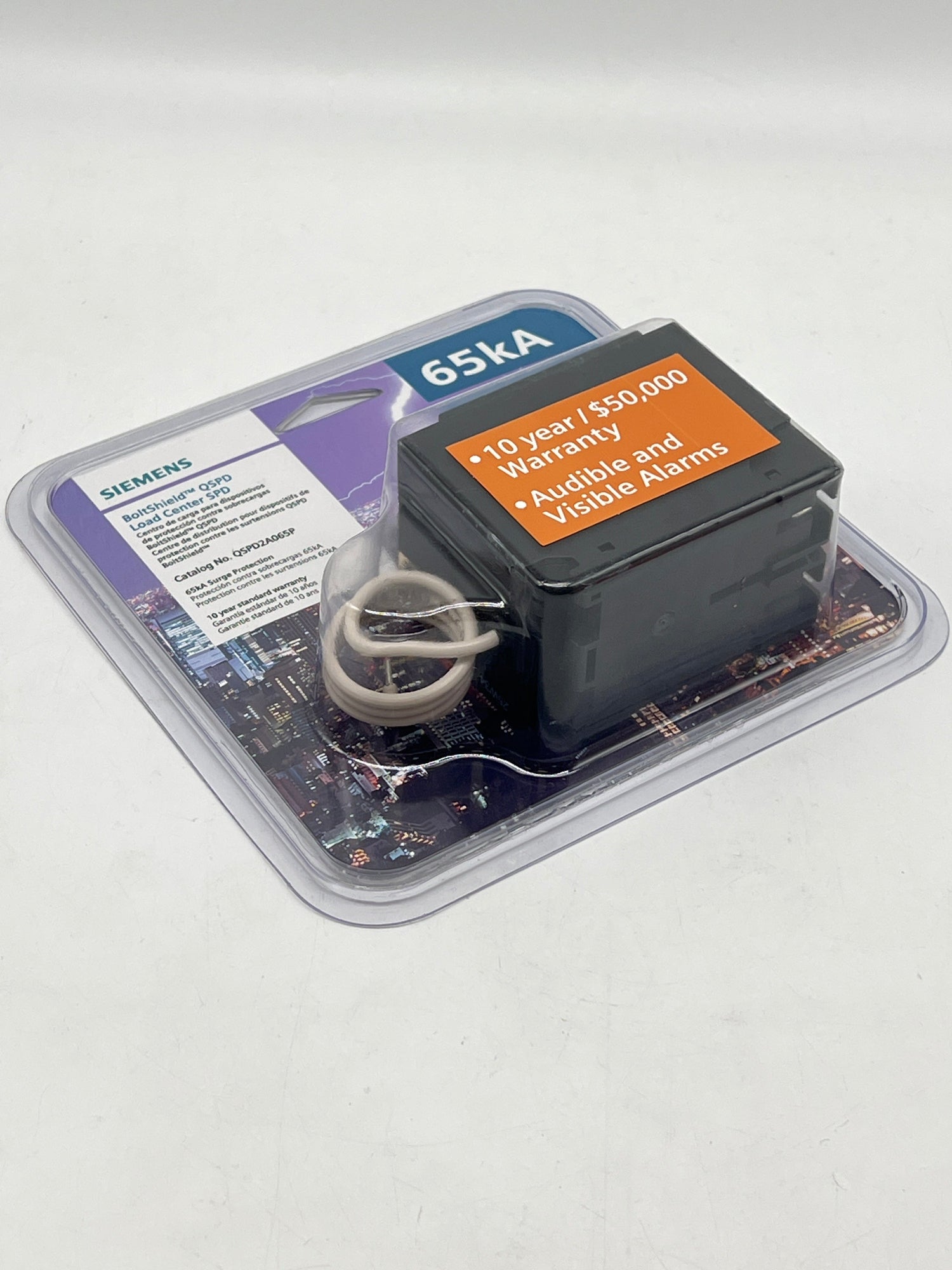 Siemens BoltSheild 65kA Surge Protection QSPD2A065P - New in Box