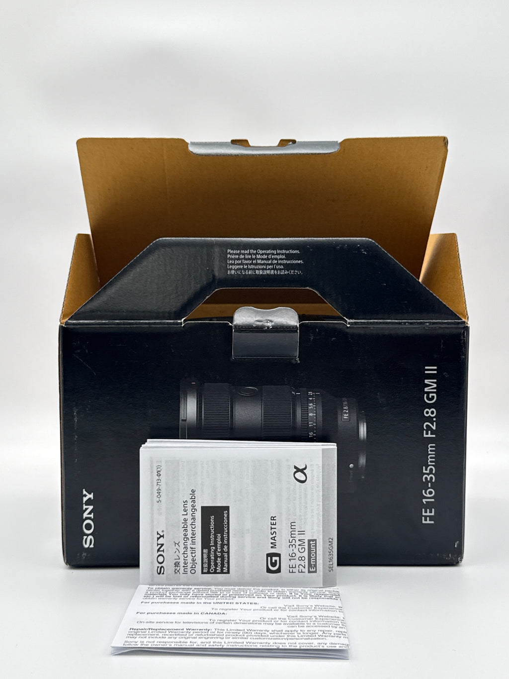 Sony FE 16-35mm f/2.8 GM II SEL1635GM2 Wide Angle Zoom Sony E Mount - New