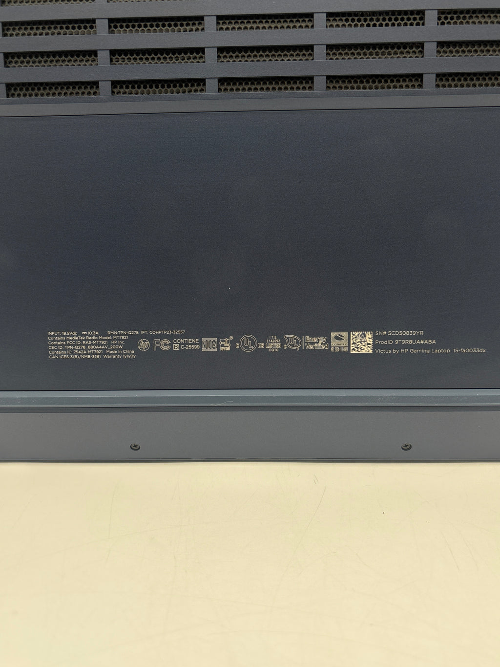 HP Victus 15-fa0033dx 15.6" i5 12th Gen 8GB RAM 512GB RTX 3050 Blue